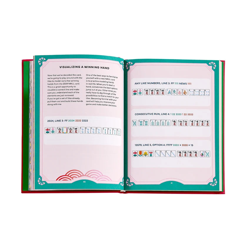 Play Mahjong! An All-Levels Guide to American Mahjong - Pink Leather