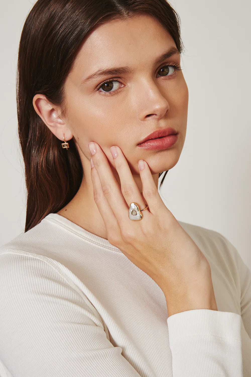 14K Oasis Ring with Pearl