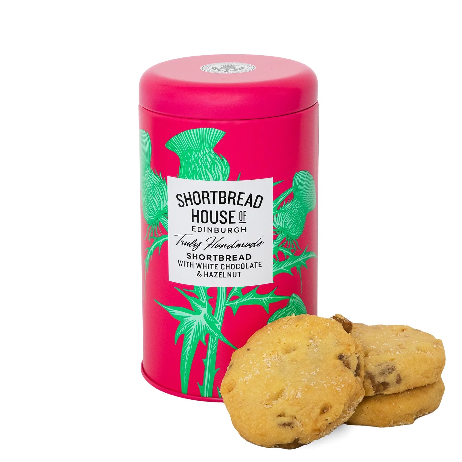 Shortbread House Tin - White Chocolate Hazelnut