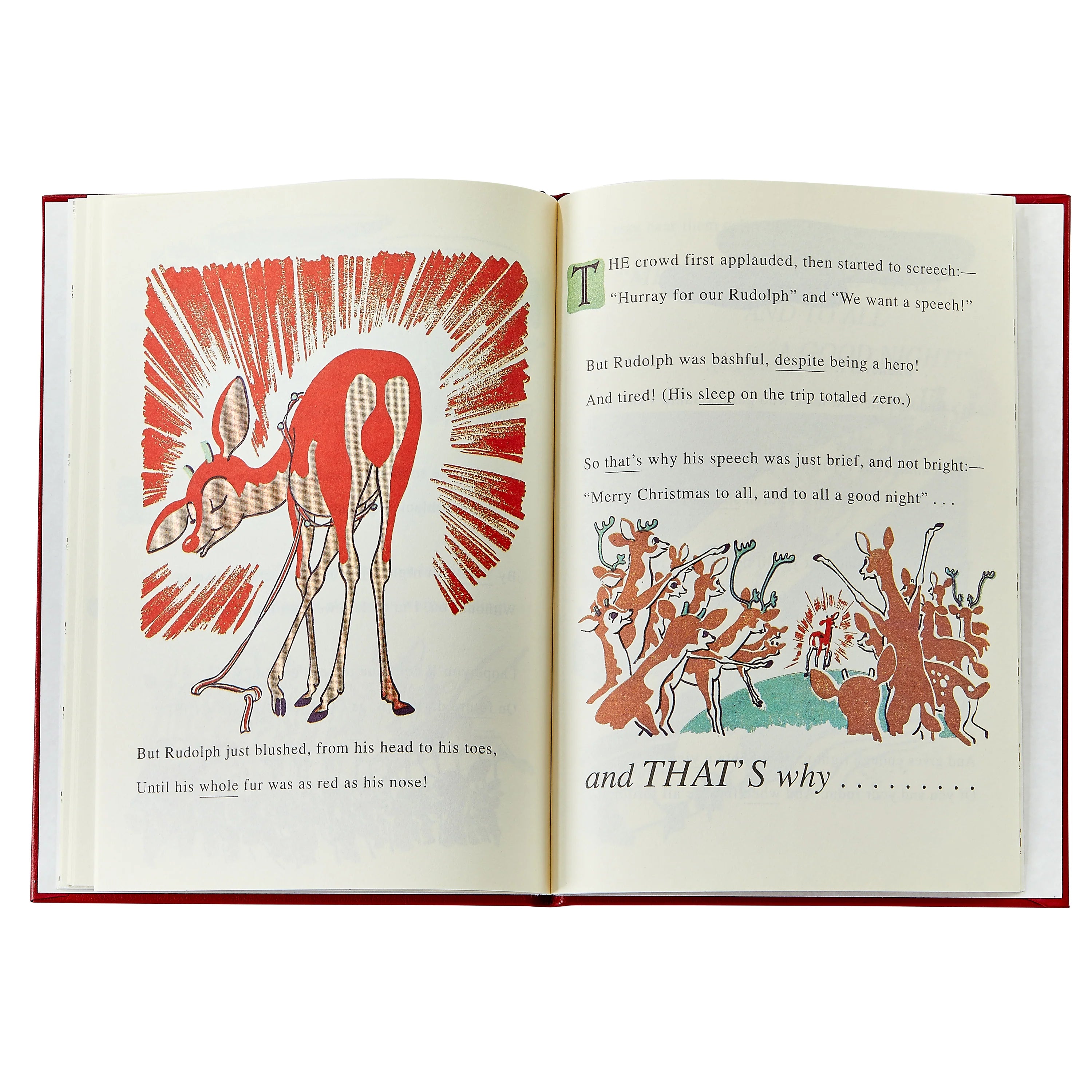 Rudolph the Red-Nosed Reindeer - Red Leather
