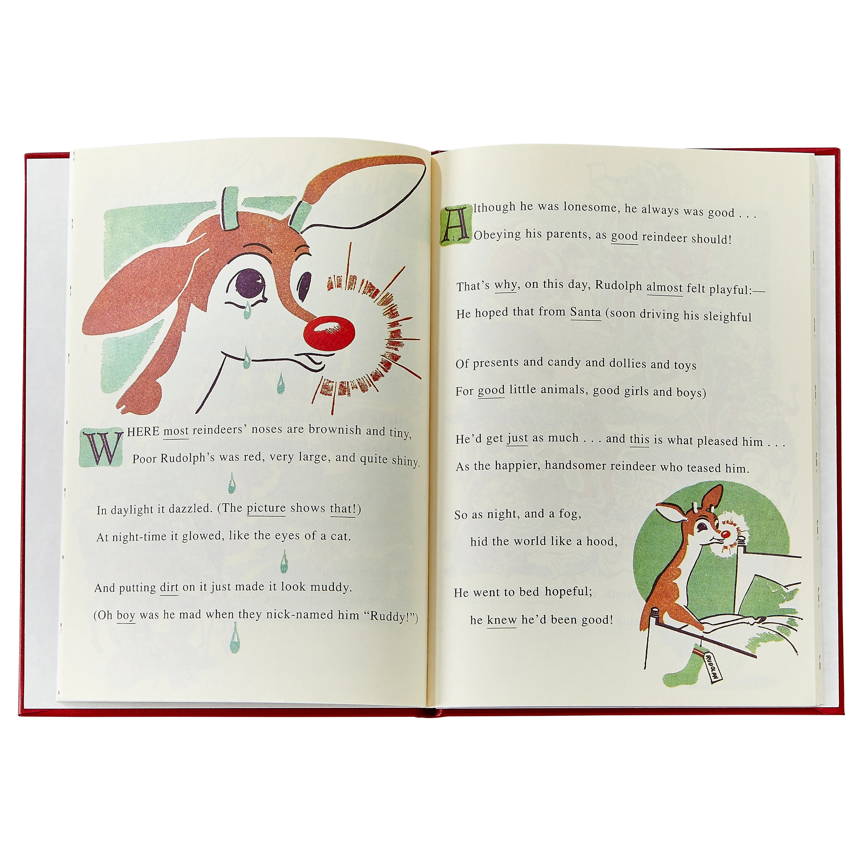 Rudolph the Red-Nosed Reindeer - Red Leather