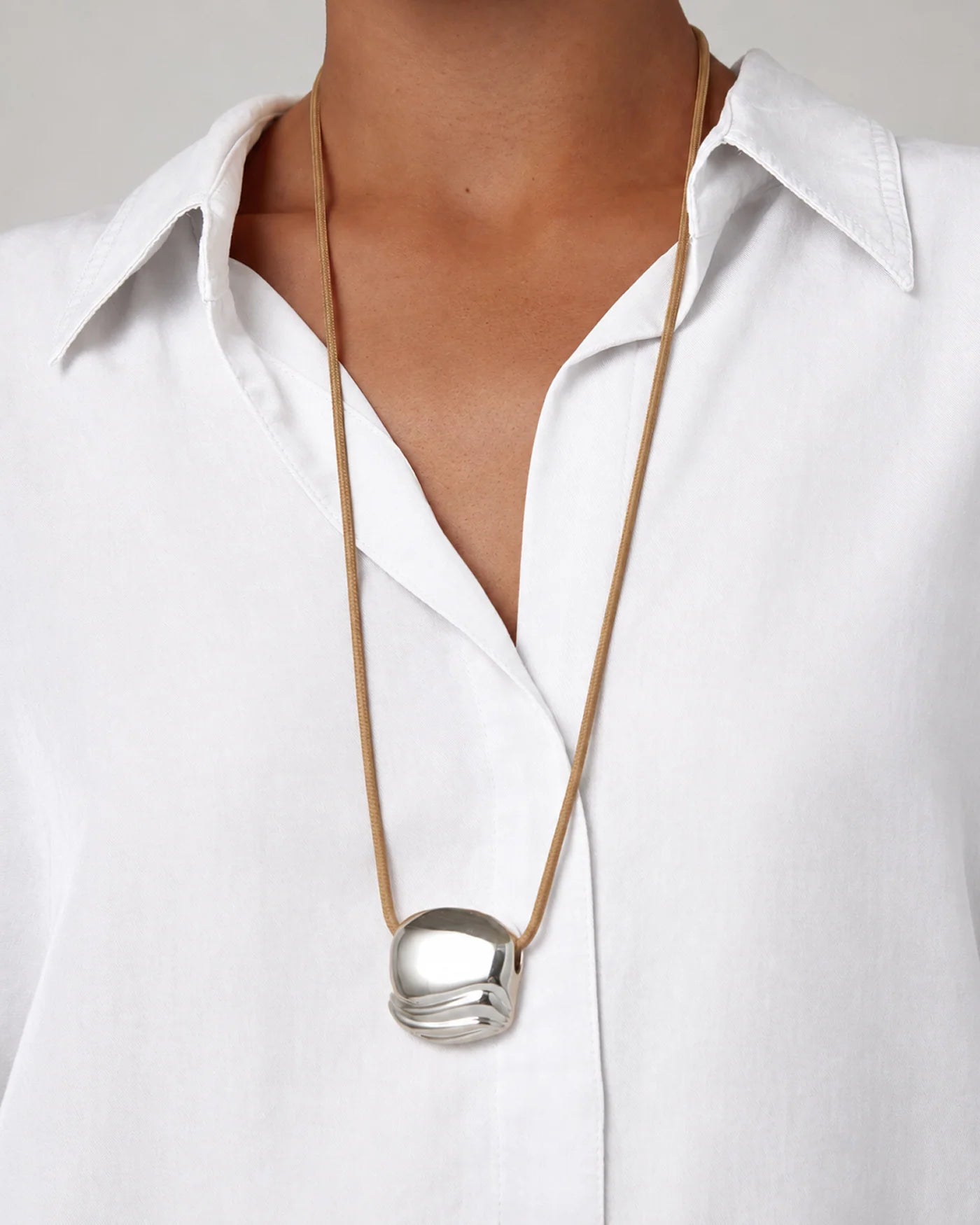 Rue Rope Necklace - Silver