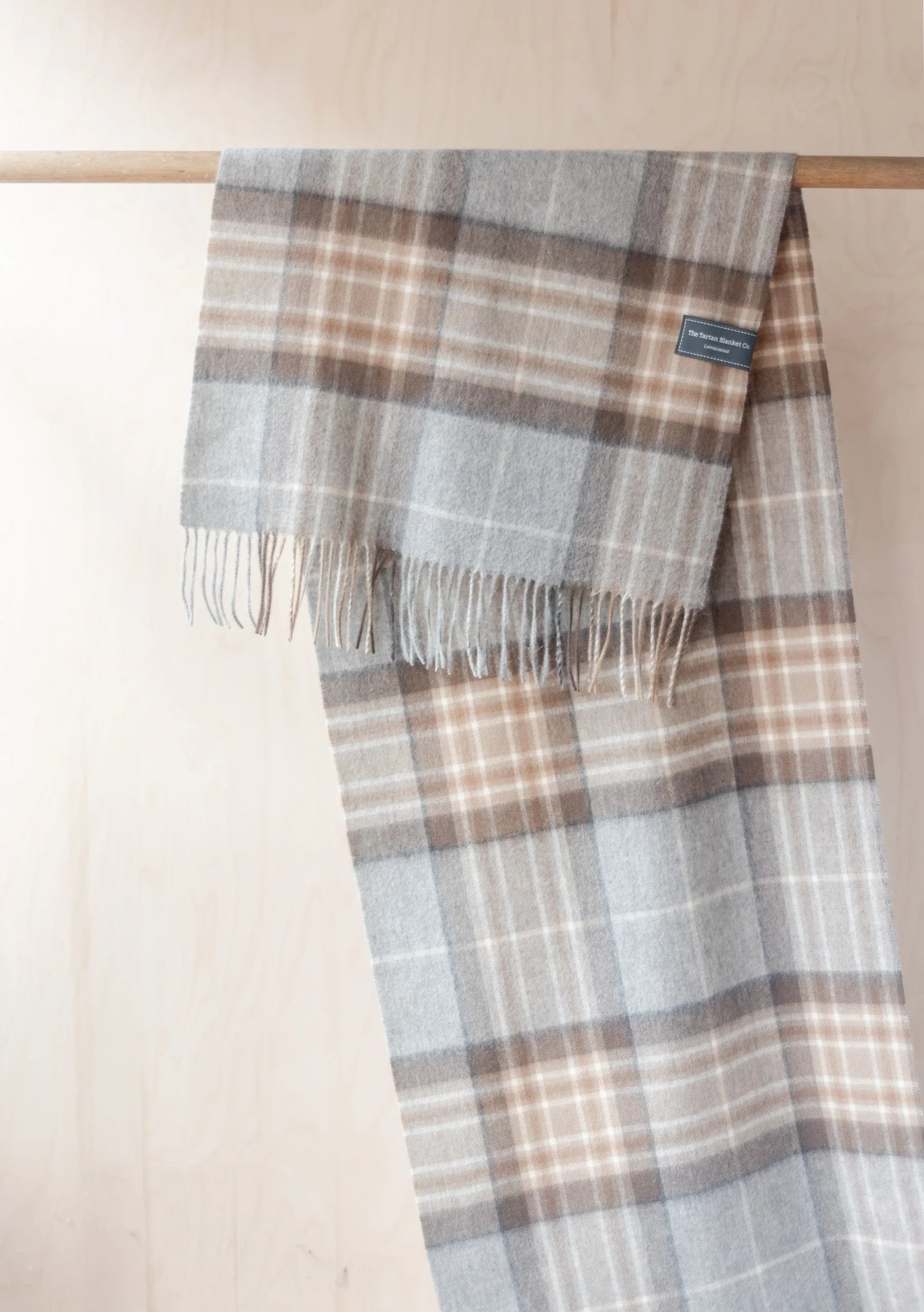 Lambswool Oversized Scarf - Mackellar Tartan