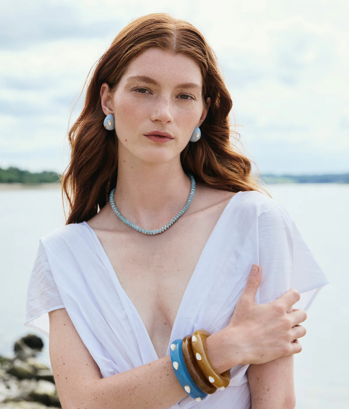Ridge Cuff in Glacier & Pearl