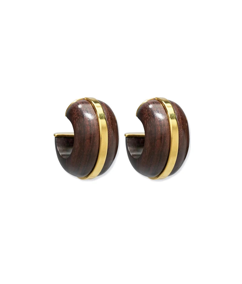 Halo Hoops - Acacia Wood