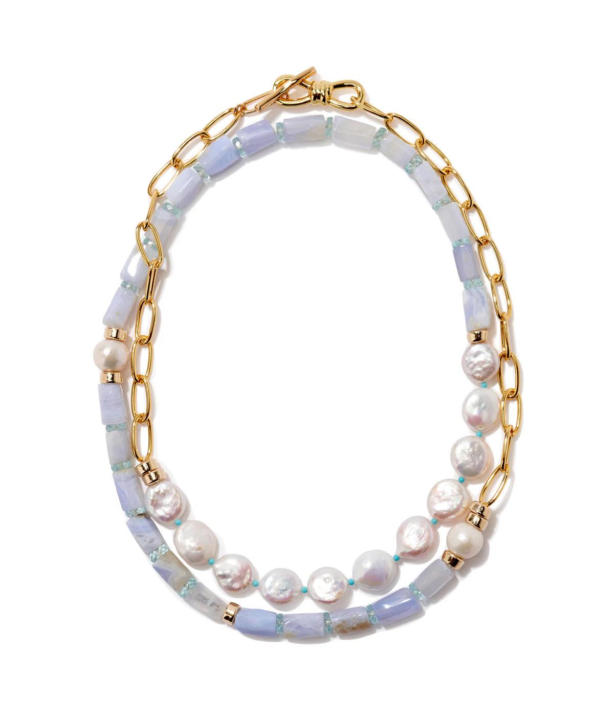 Porto Covo Necklace in Blue Lace