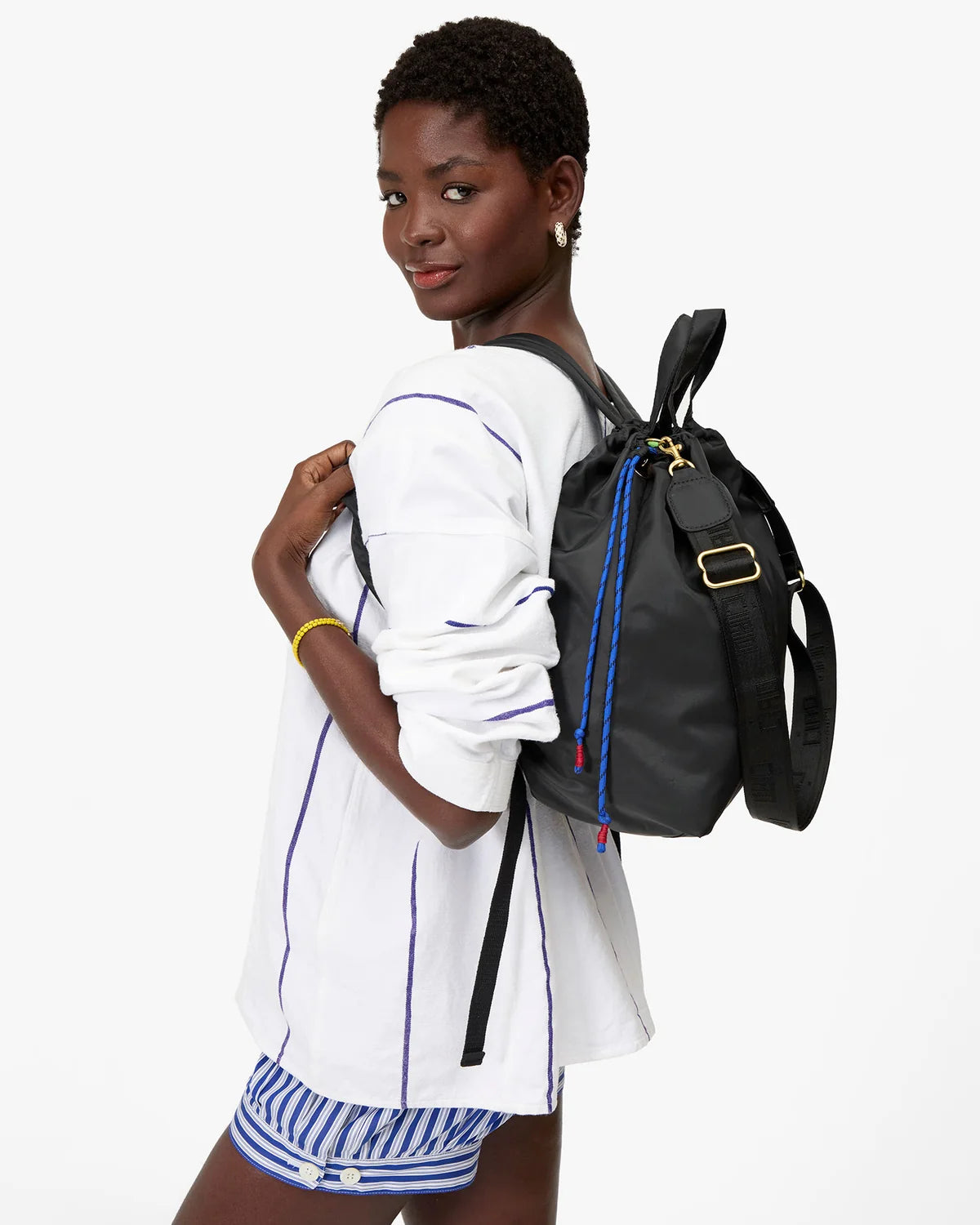 Sac Tout Back Pack - Black Recycled Nylon Twill