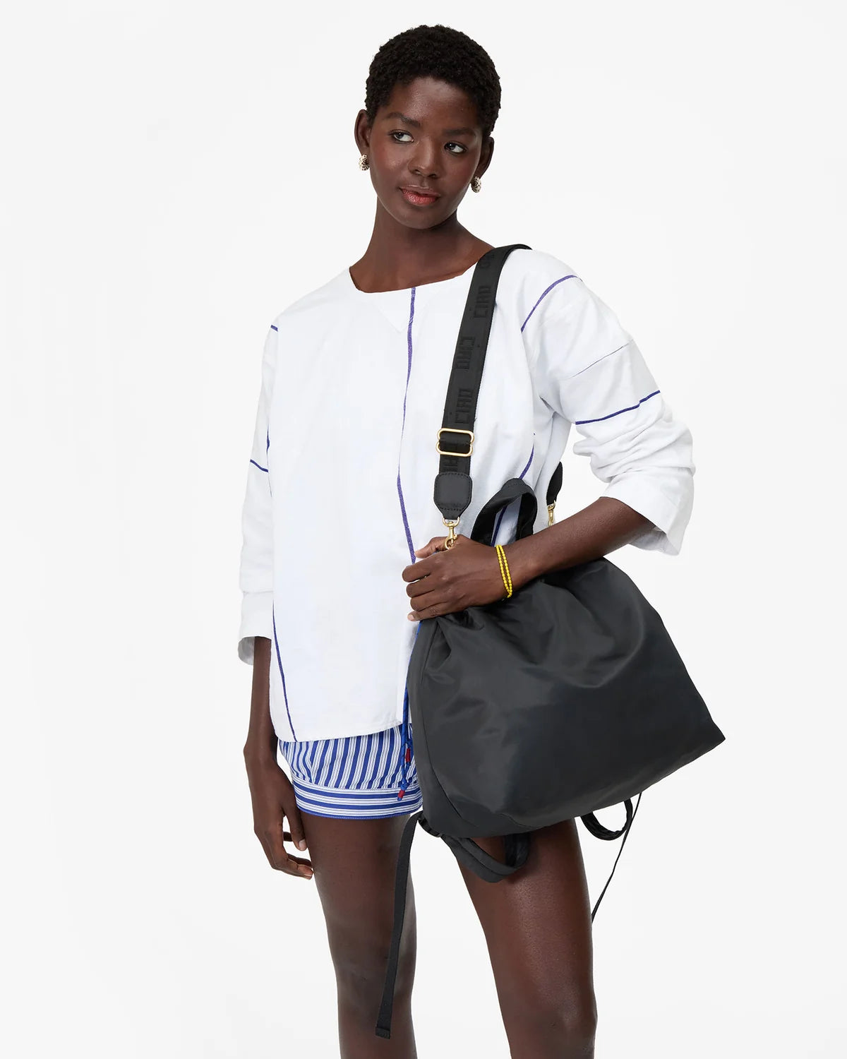 Sac Tout Back Pack - Black Recycled Nylon Twill