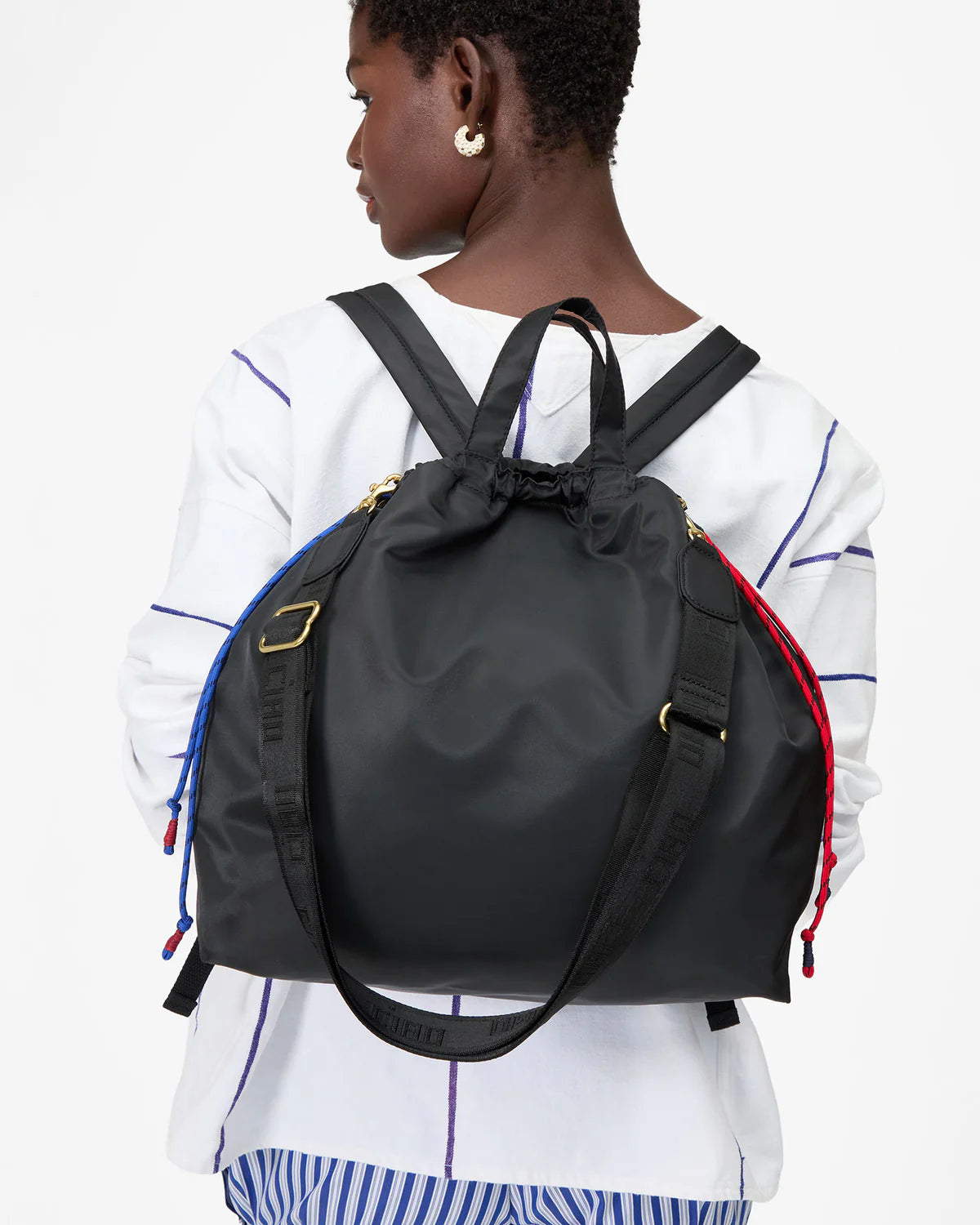 Sac Tout Back Pack - Black Recycled Nylon Twill