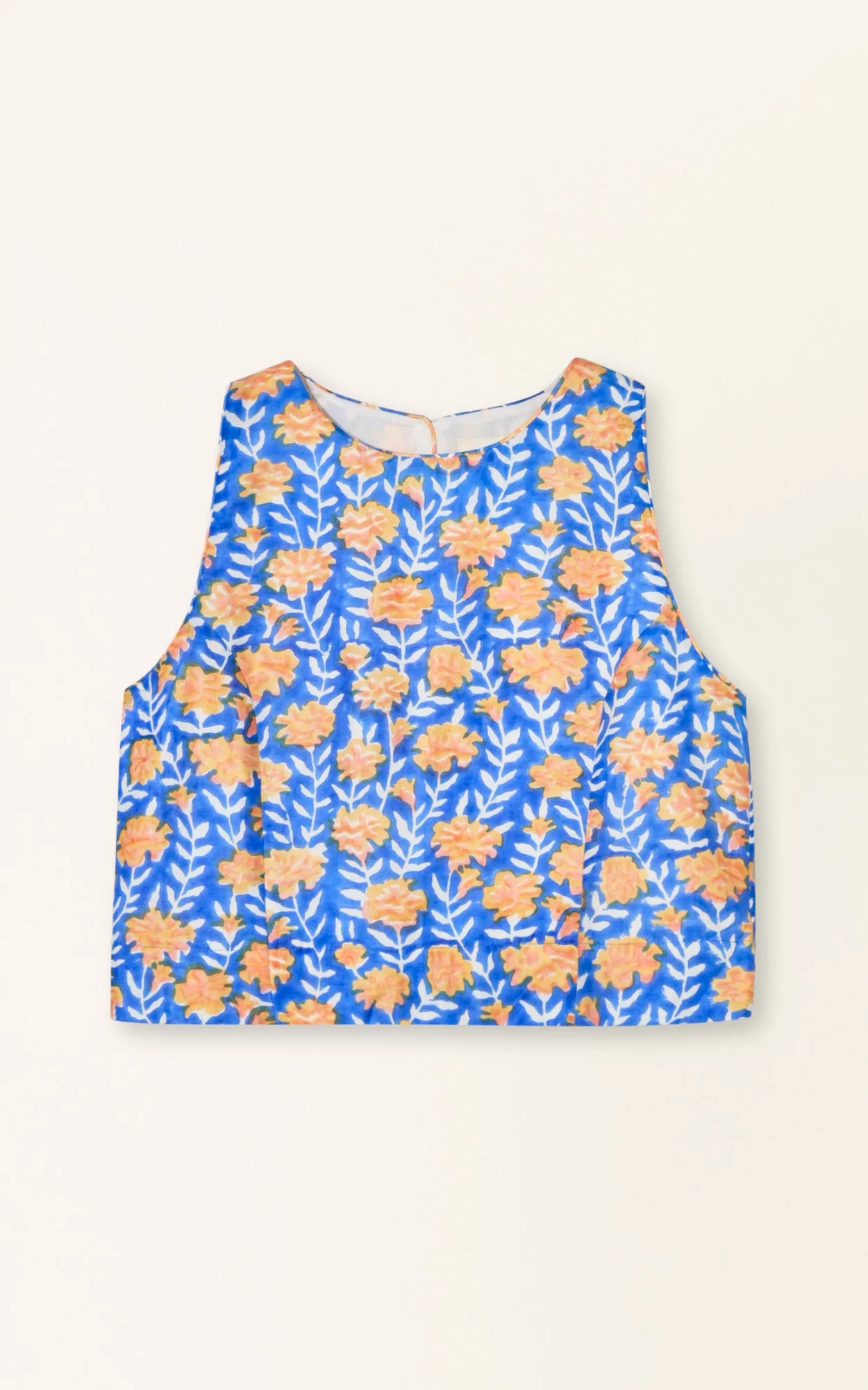 Santanyi Tank in Tangerine Carnation
