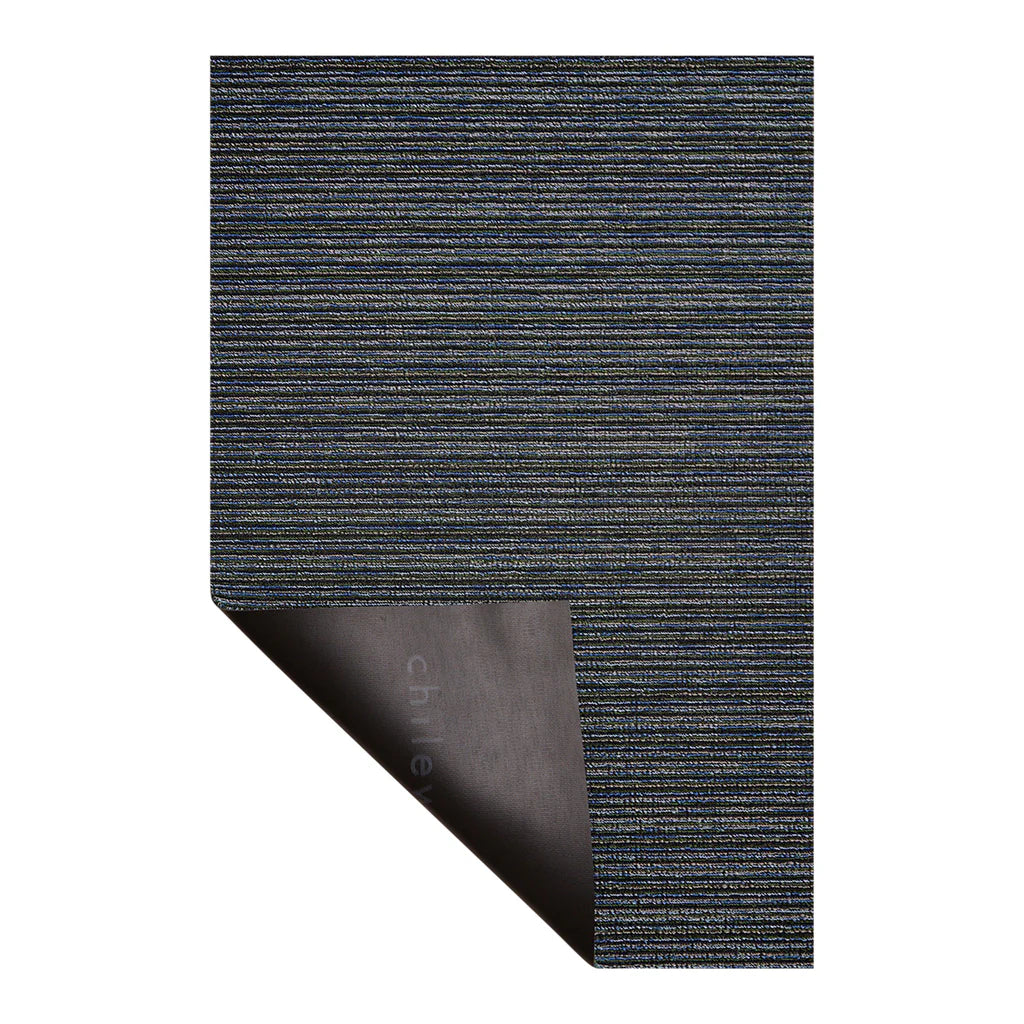 Skinny Stripe Shag Doormat - Forest