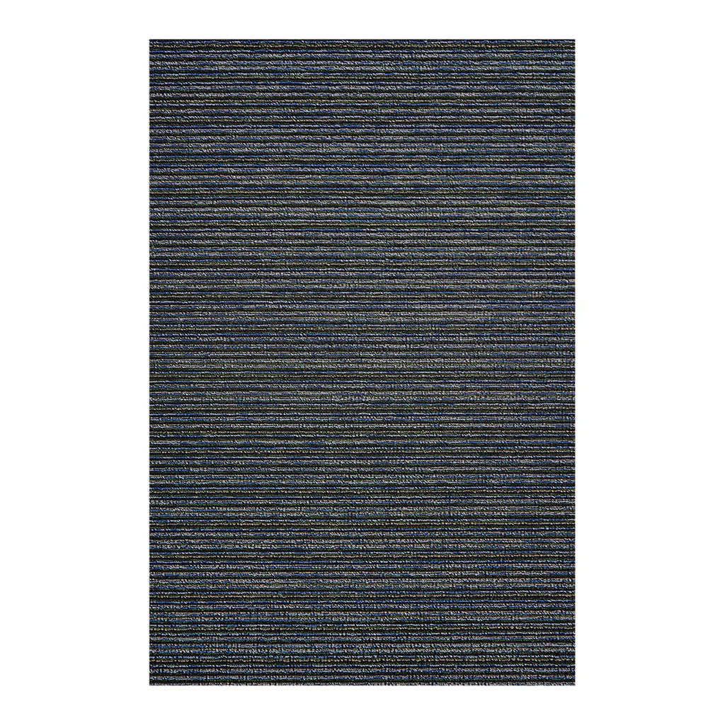 Skinny Stripe Shag Doormat - Forest