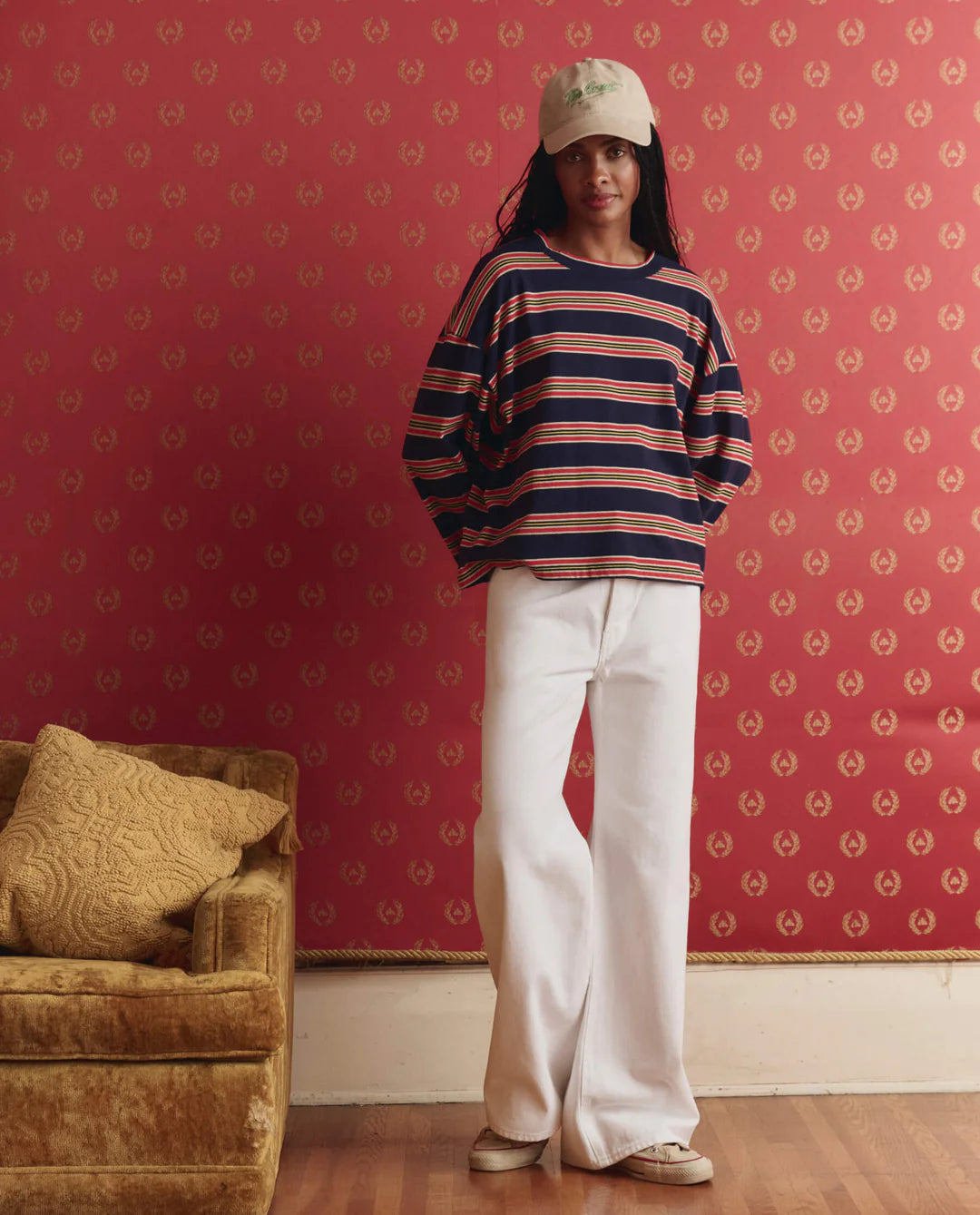 The Slouch Wide Leg Jean - True White