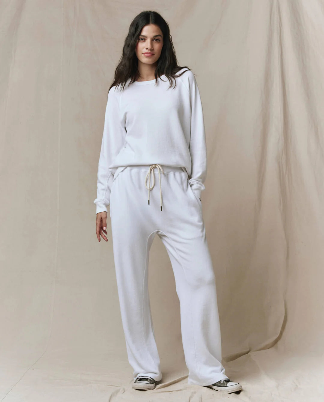 The Horseshoe Sweatpant - True White