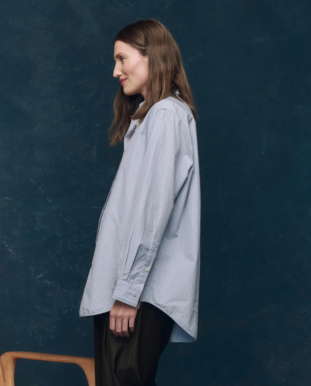 The Menswear Button Up - Alumni Stripe