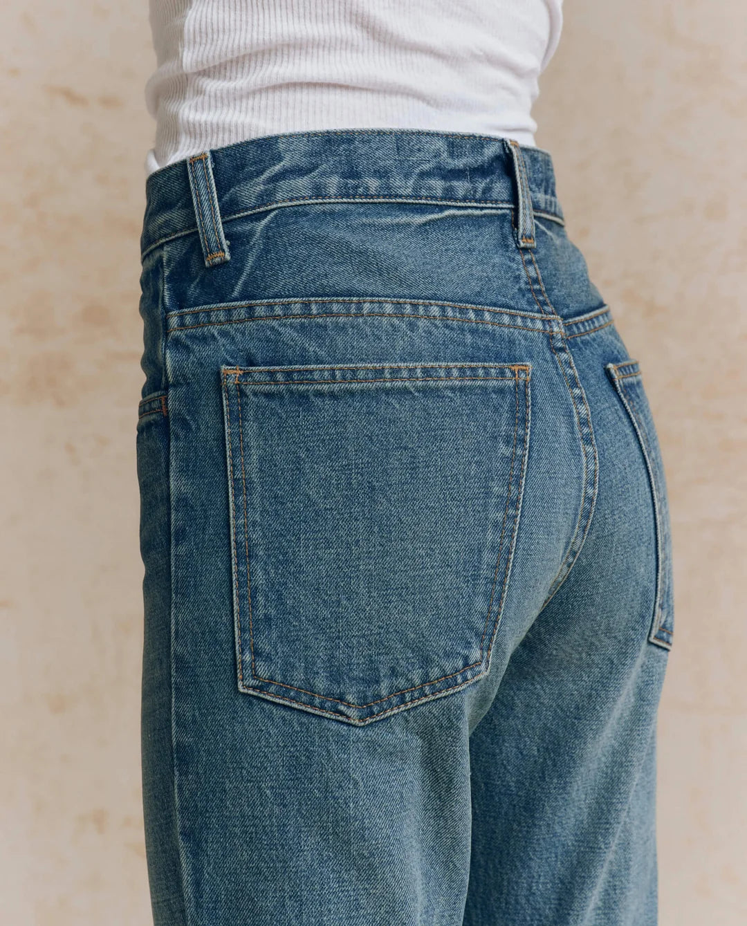 The Smith High-Rise Slim Bell Jean - Fairfield Wash with Bleached Crease