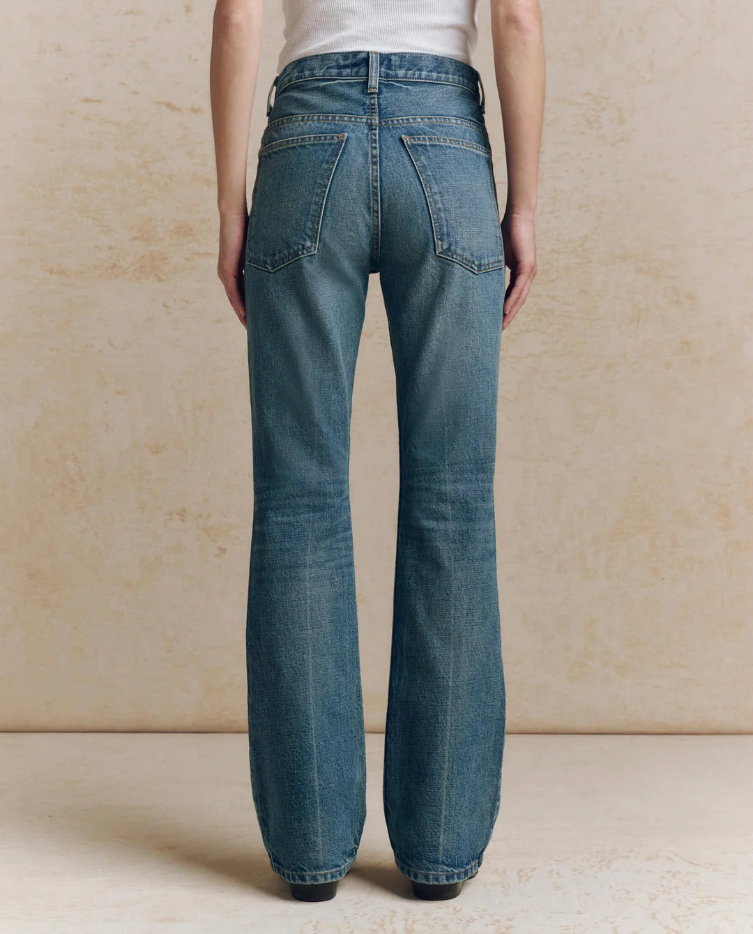 The Smith High-Rise Slim Bell Jean - Fairfield Wash with Bleached Crease