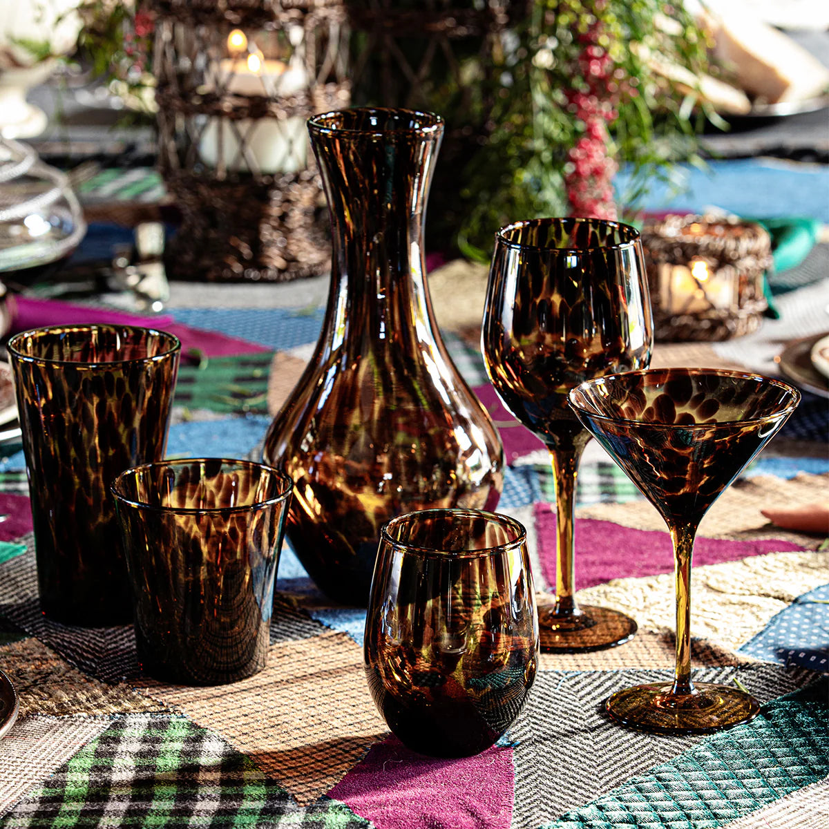 Puro Large Tumbler Set/4 - Tortoiseshell