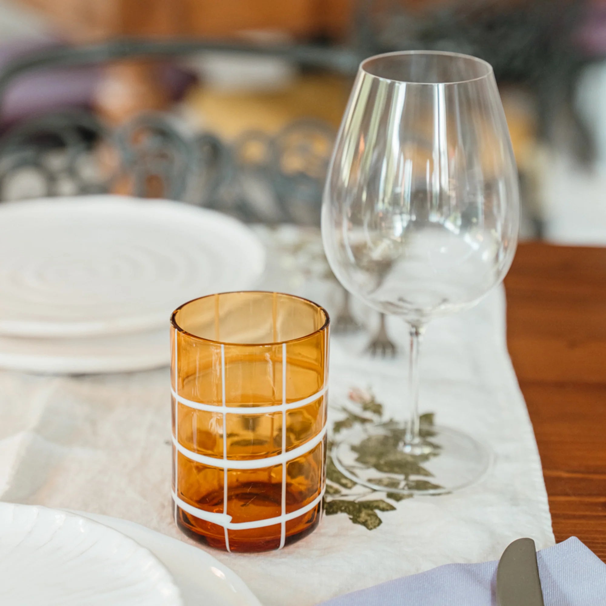 Twiddle Tumbler Set/4 - Amber