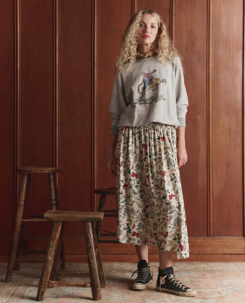 The Canary Skirt - Floating Butterfly