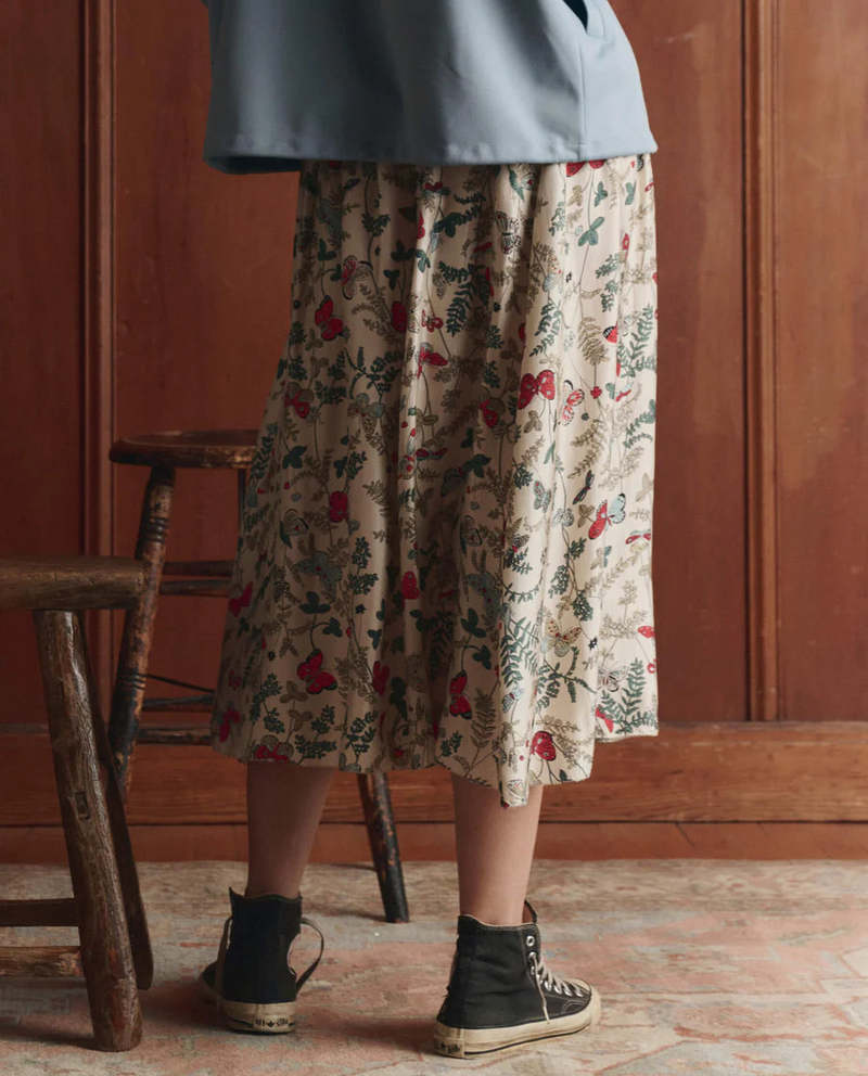 The Canary Skirt - Floating Butterfly