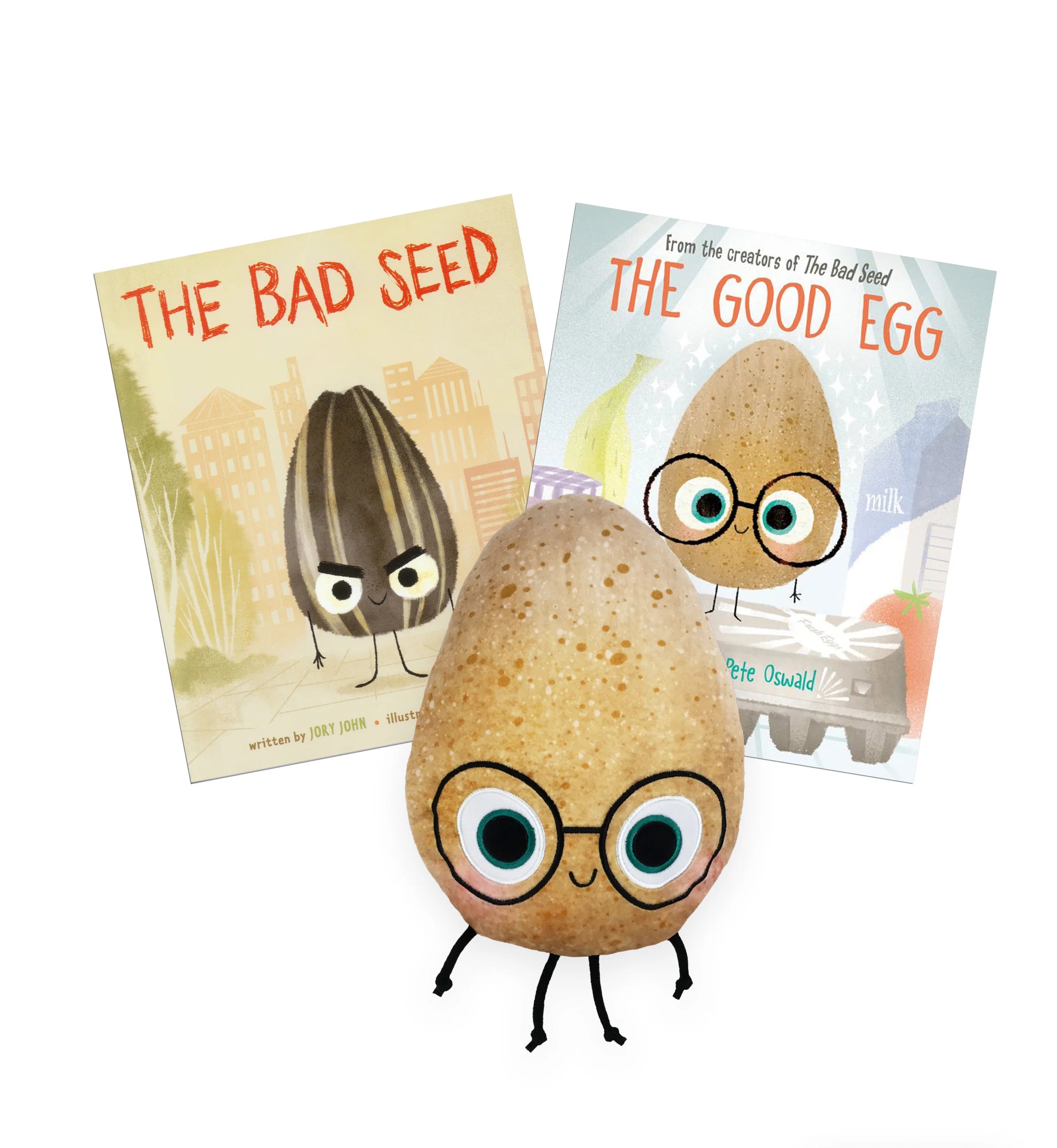 The Good Egg & Bad Seed 2 in 1 Plush