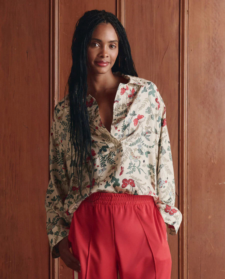 The Meadow Henley Top - Floating Butterfly