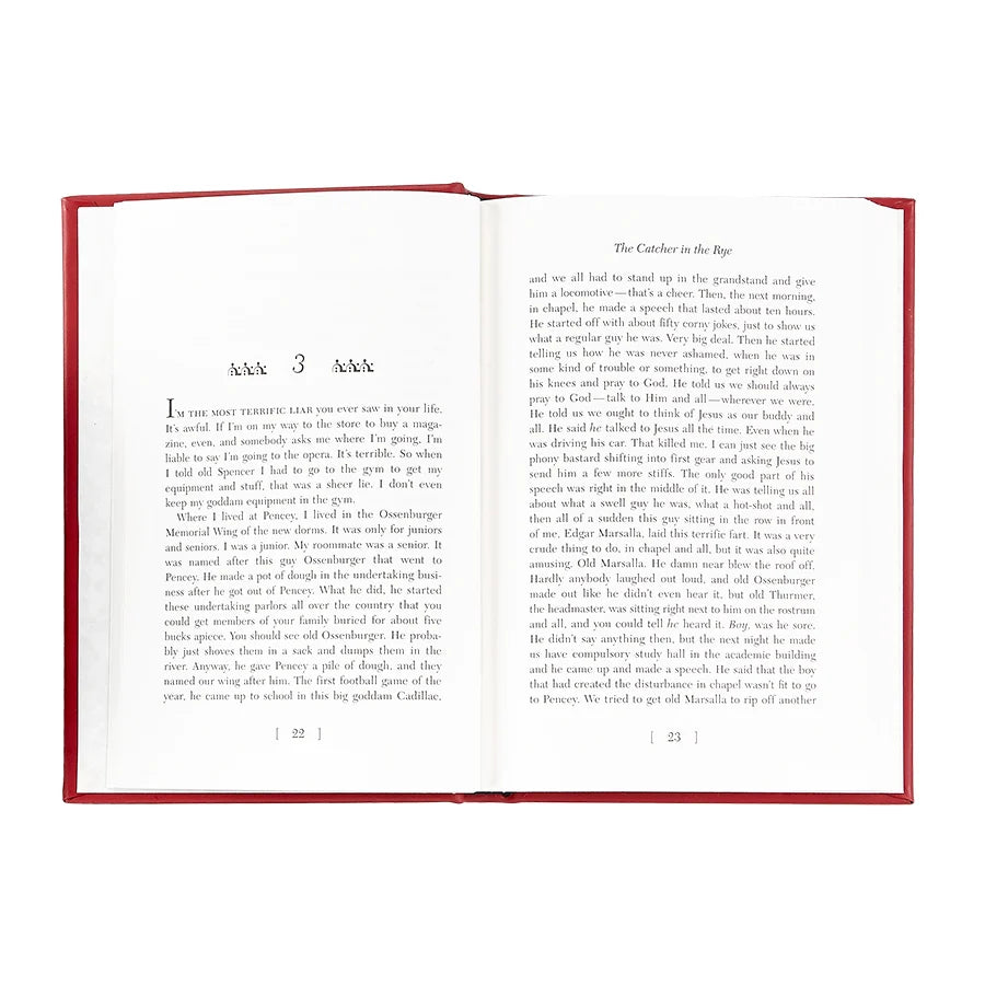 The Catcher in the Rye - Red Leather