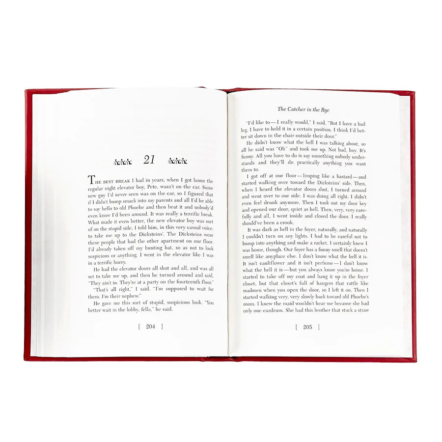 The Catcher in the Rye - Red Leather