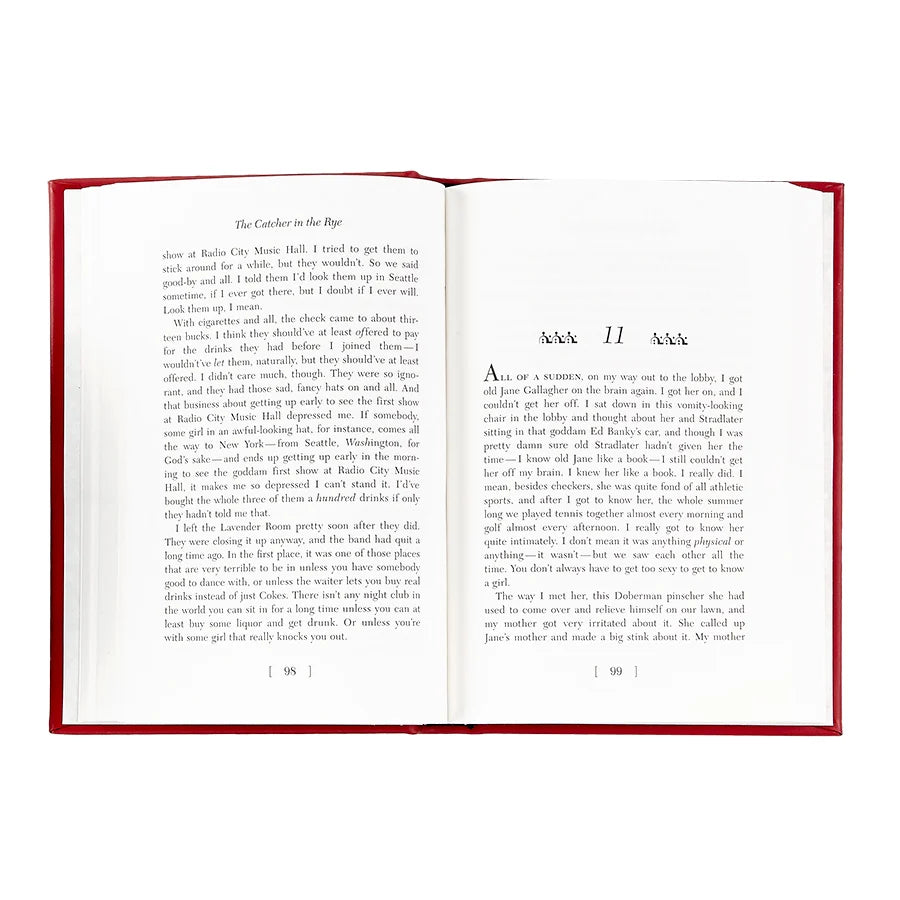 The Catcher in the Rye - Red Leather