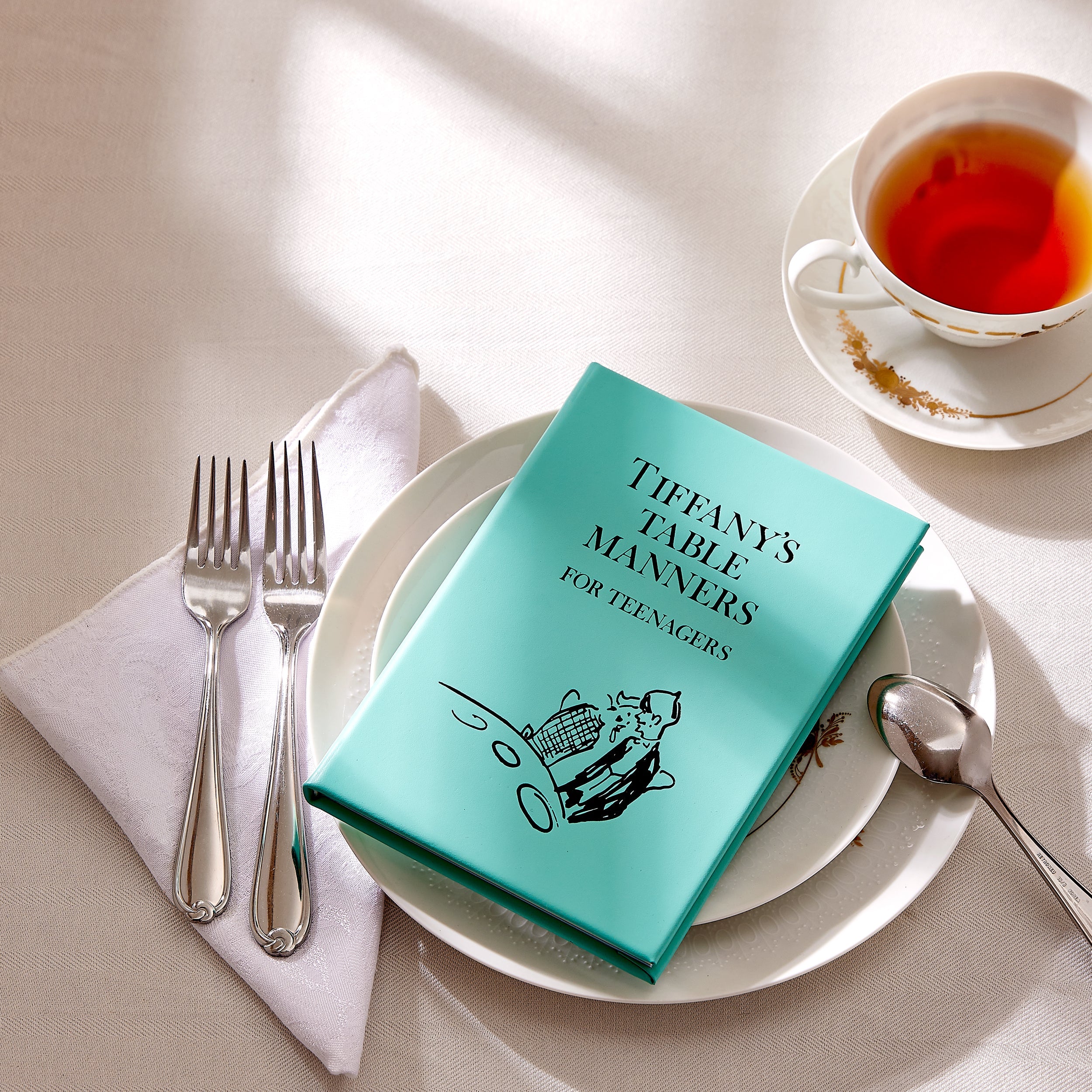 Tiffany's Table Manners for Teenagers - Blue Leather