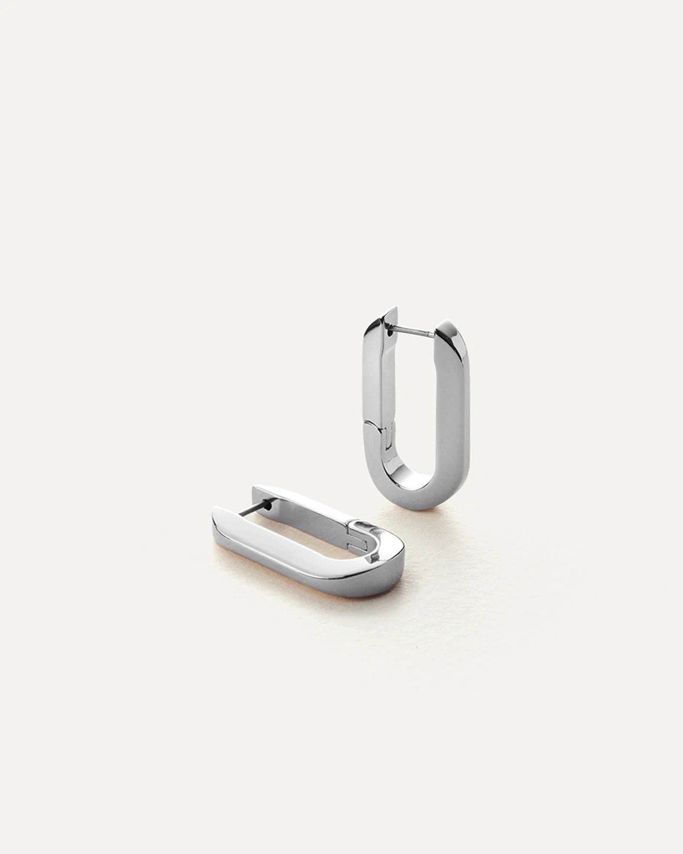 U-Link Earring - Platinum