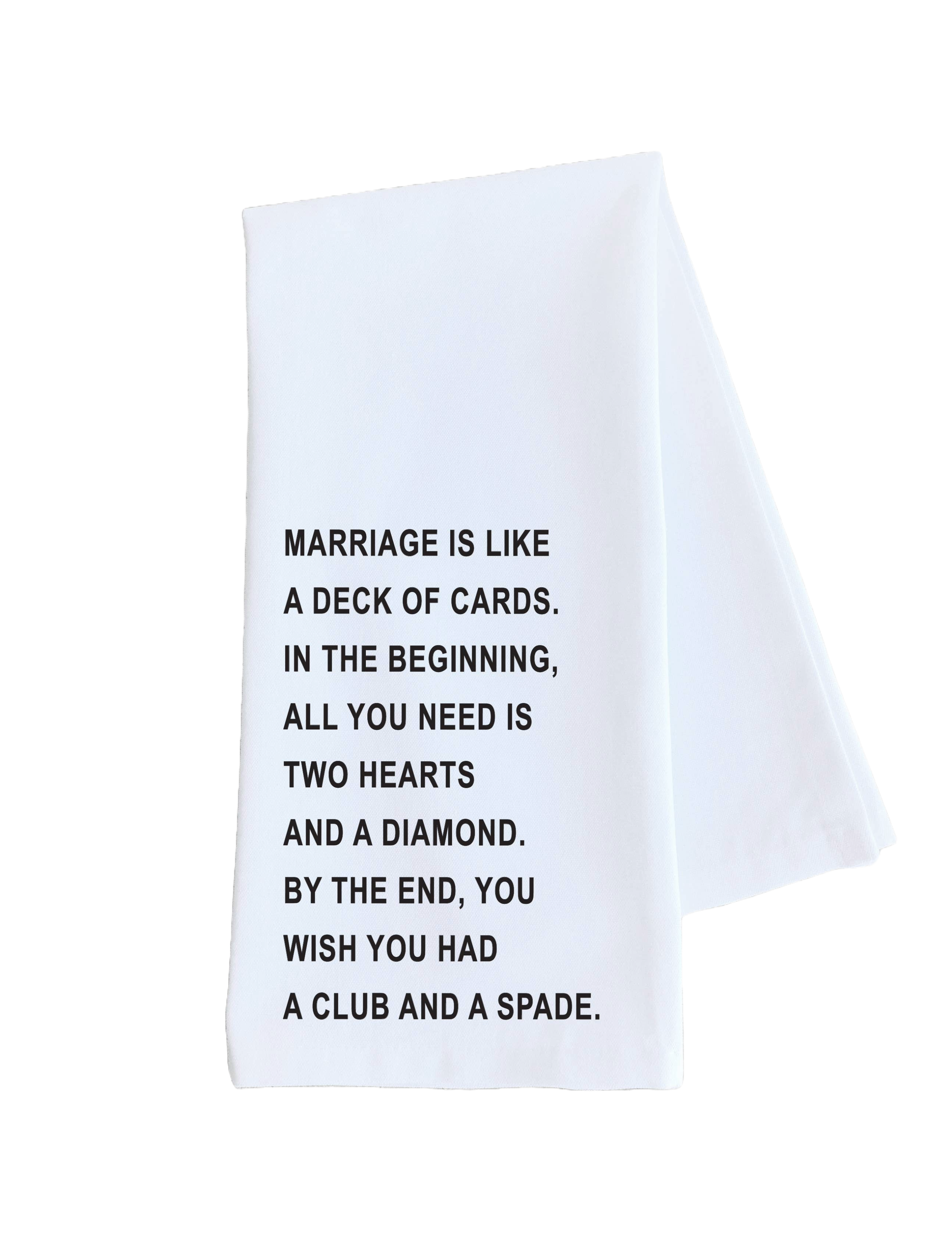 Marriage Tea Towel
