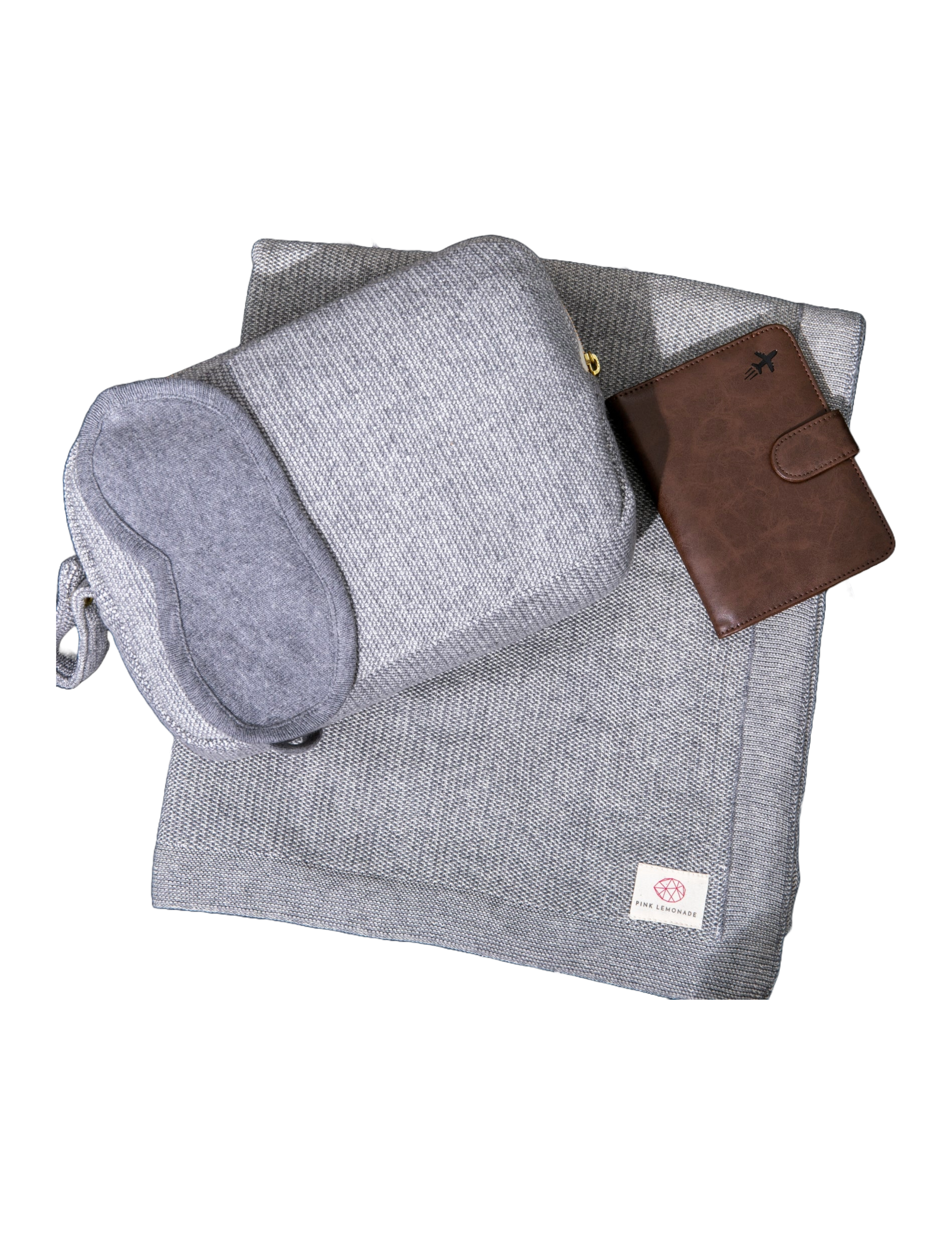 Shades Travel Blanket Set - Grey