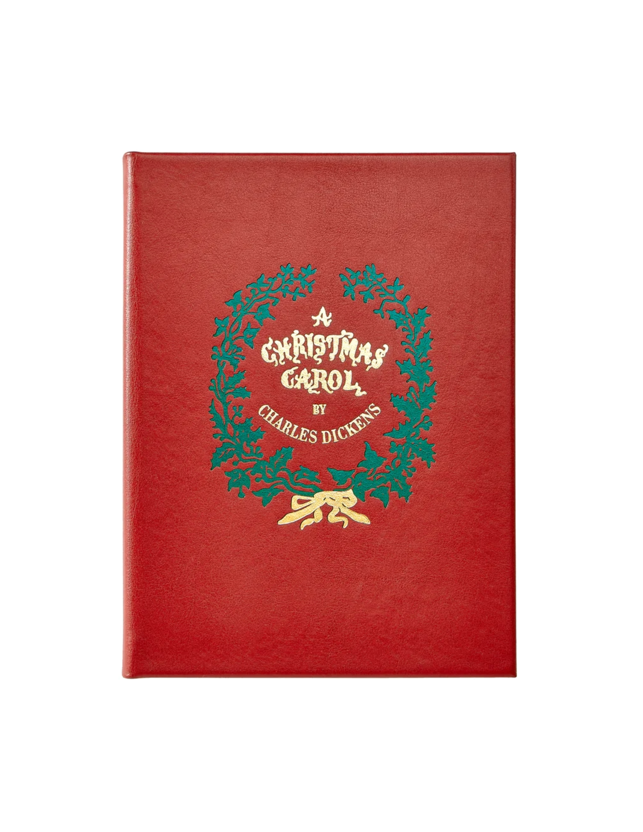 A Christmas Carol - Red Bonded Leather