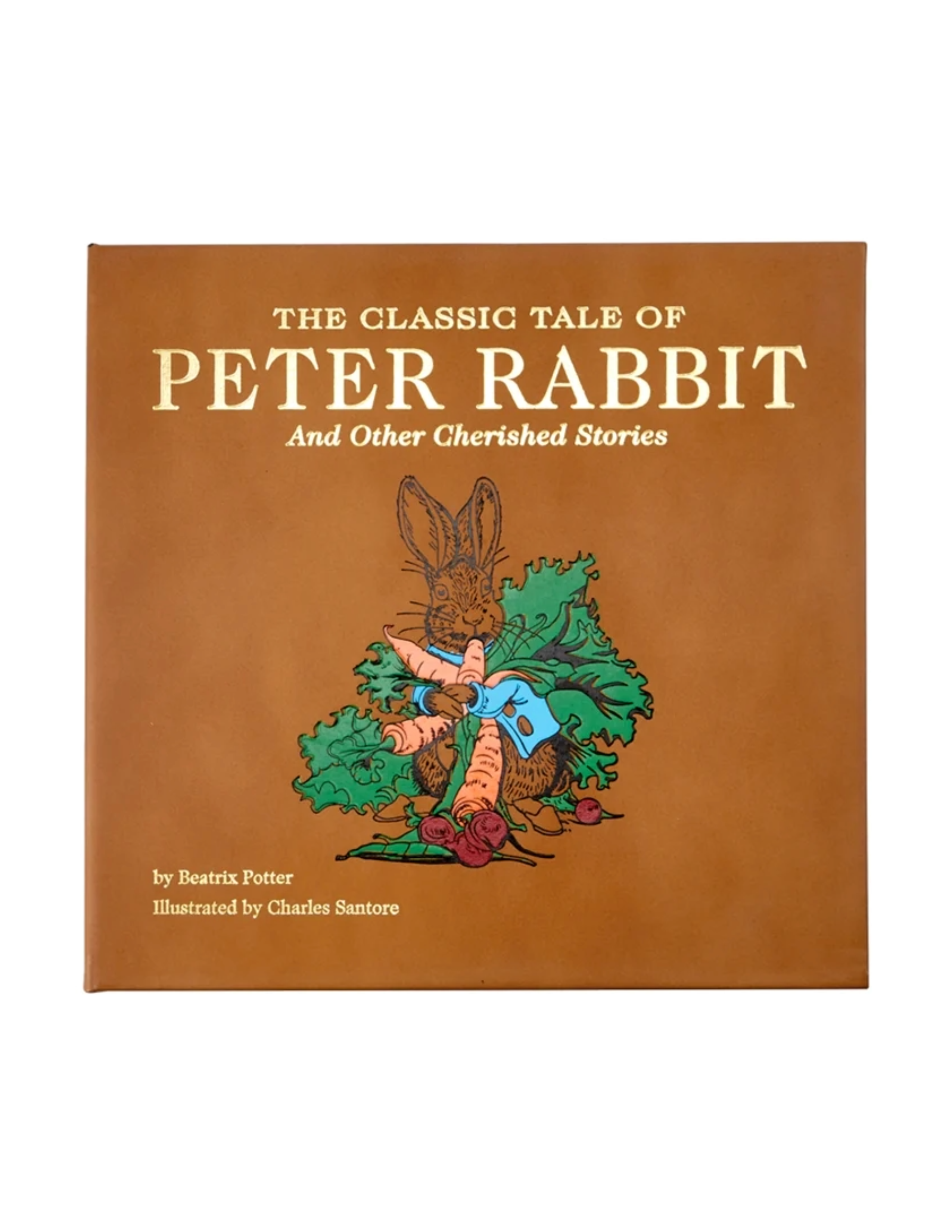 The Classic Tale of Peter Rabbit - Tan Bonded Leather