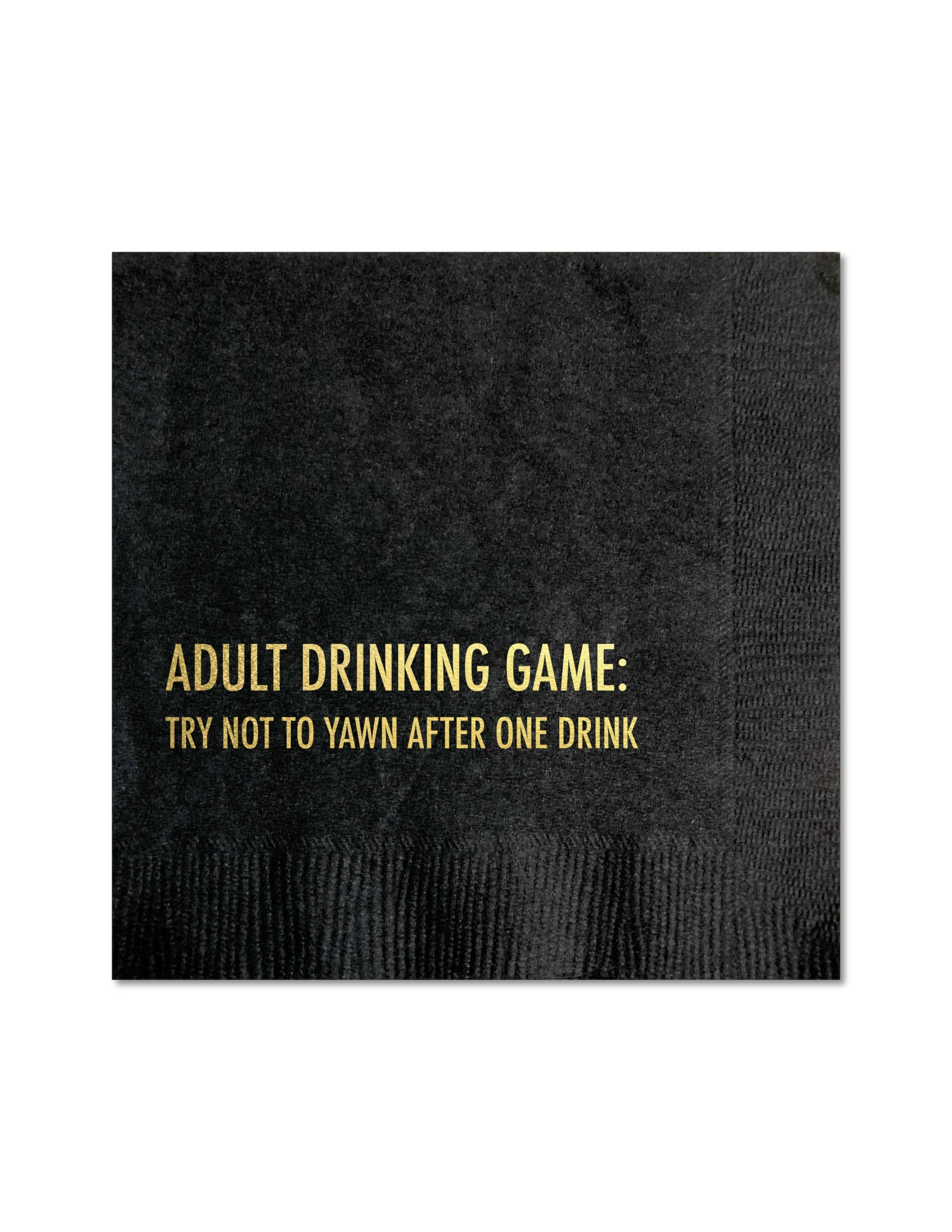 Drinking Game Cocktail Napkin