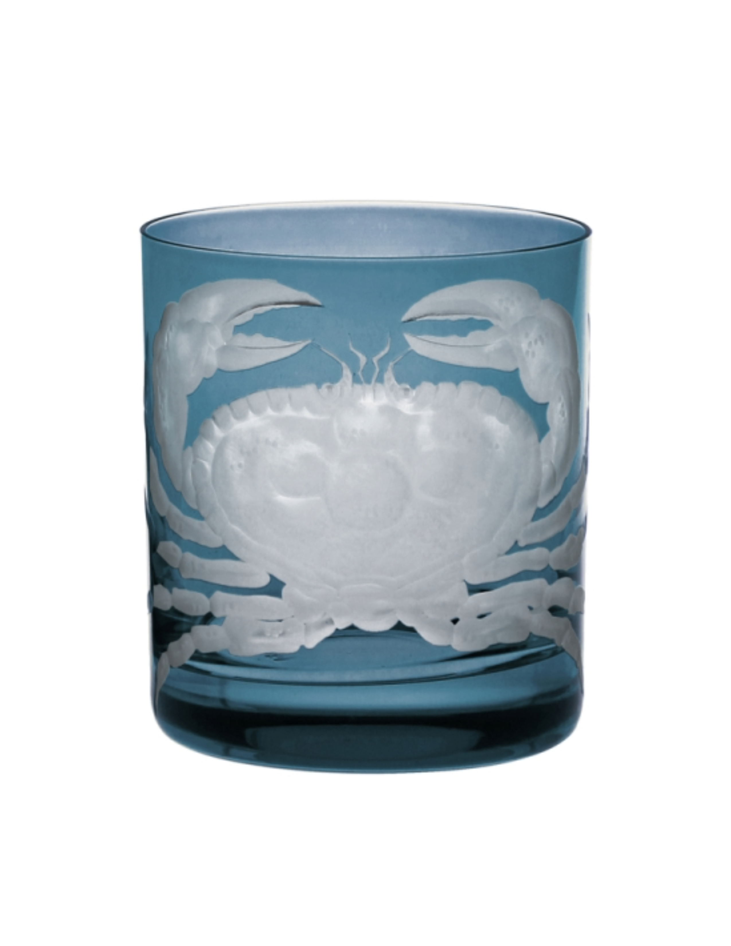 Crab Double Old Fashioned Glass