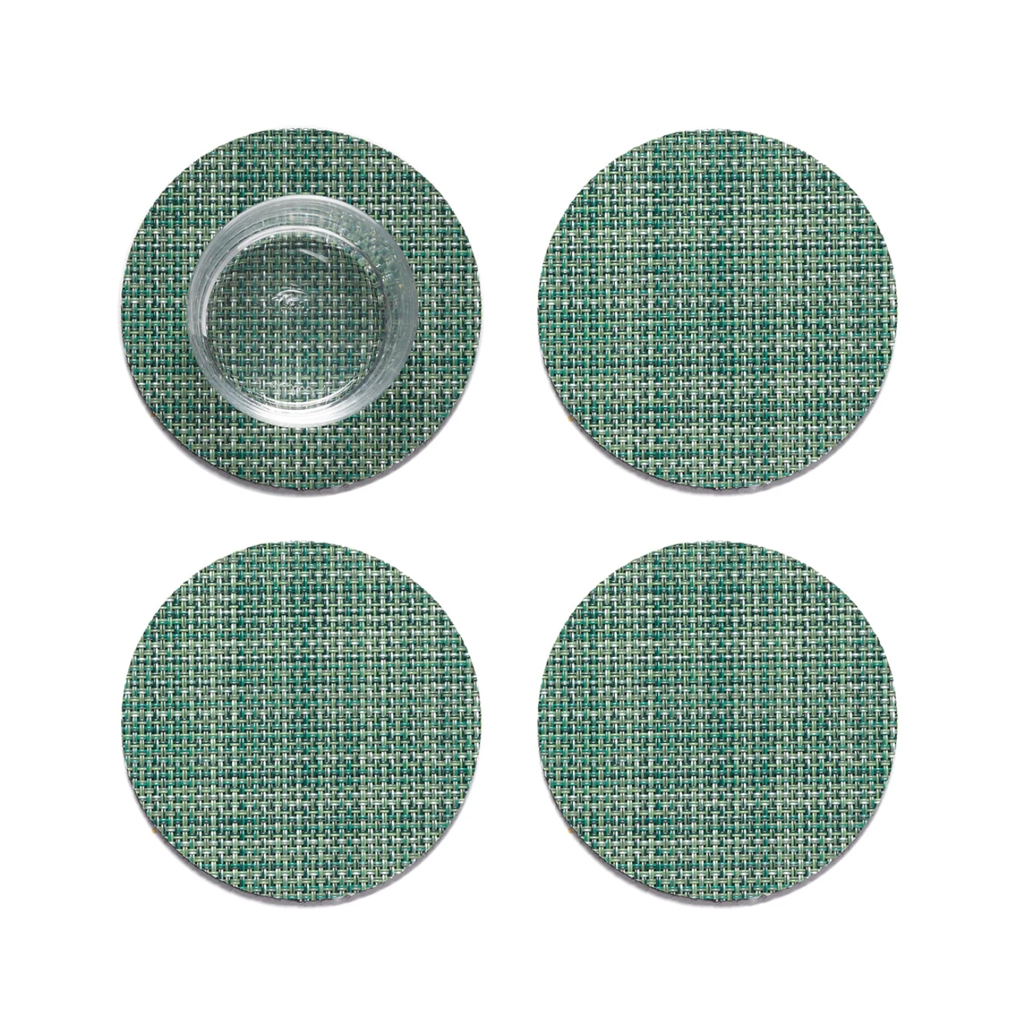 Mini Basketweave Coaster - Ivy
