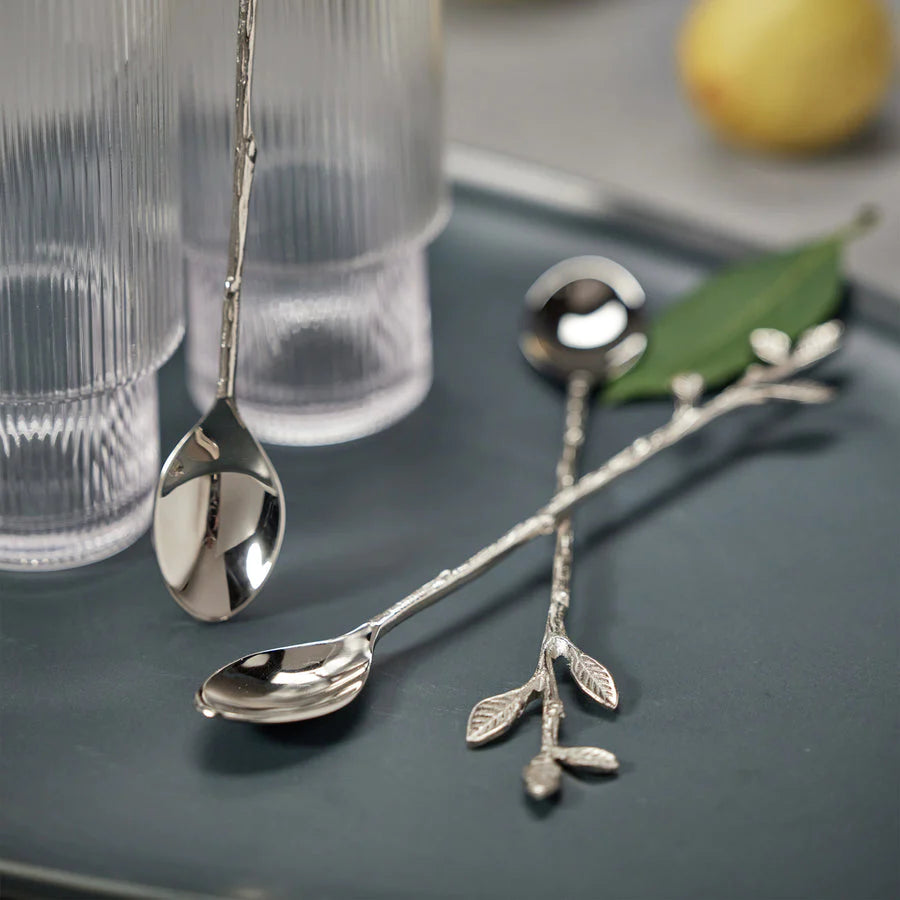 Leaves Cocktail Spoons Set of 4