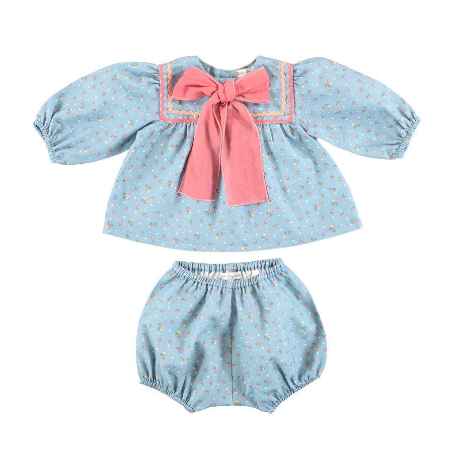 Zoe Baby Set - Floral Hearts
