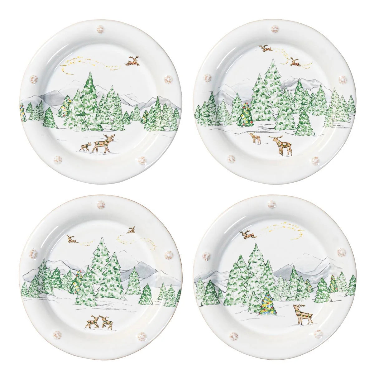 Berry & Thread North Pole Side/Cocktail Plate Set of 4