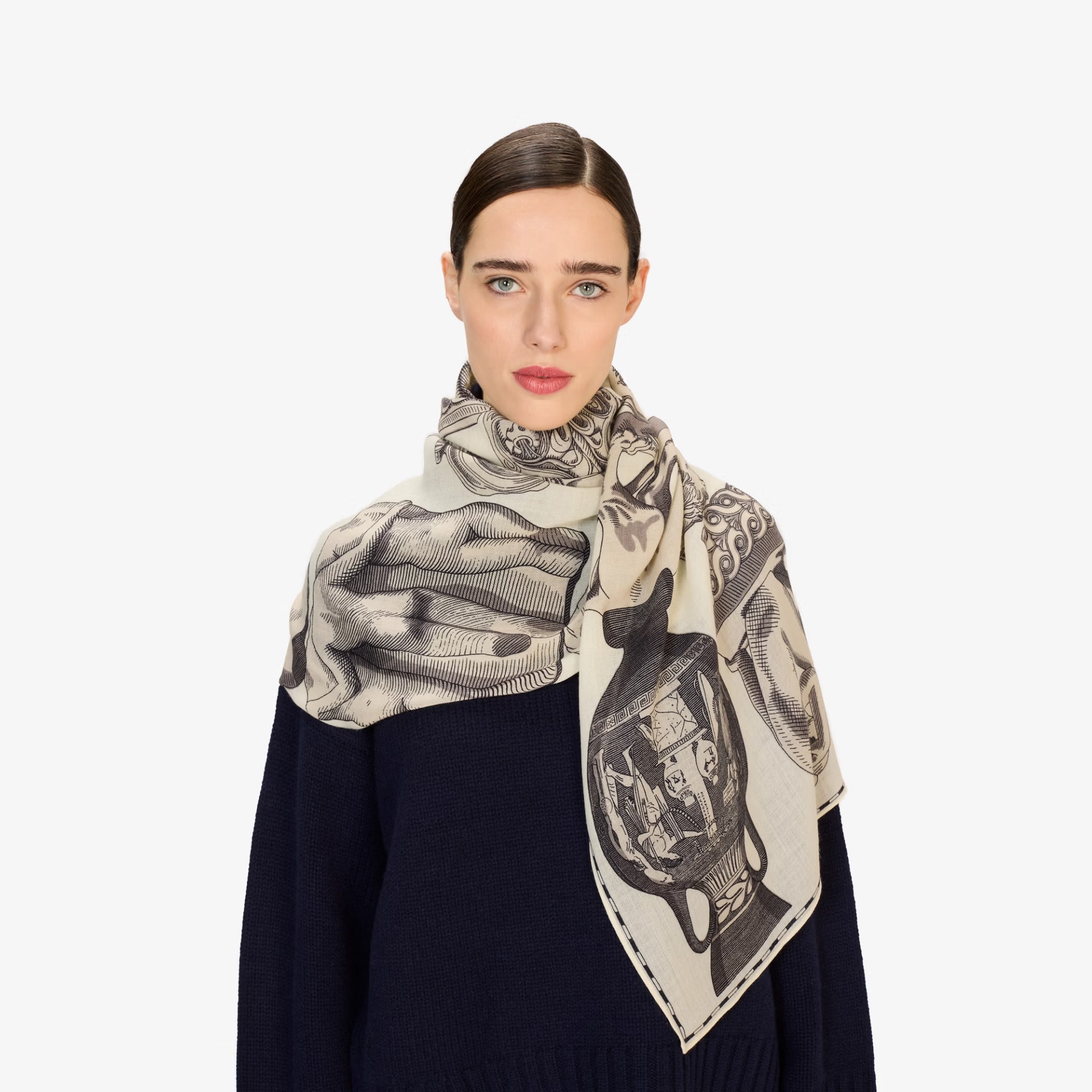 Scarf 80 - Archives - White