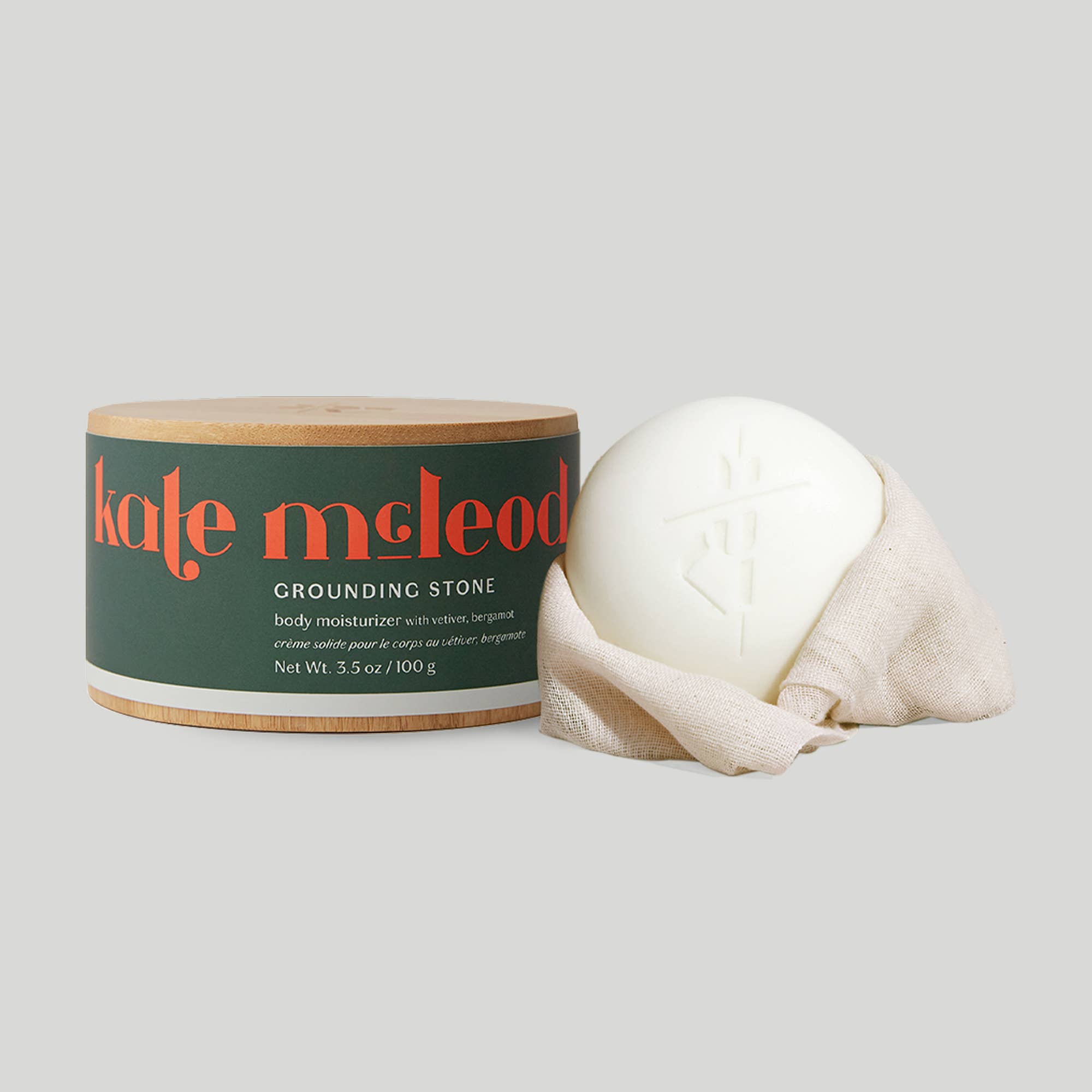 Kate McLeod - Grounding Stone | Deep Moisturizing Lotion Bar: Refill (3.5 oz)