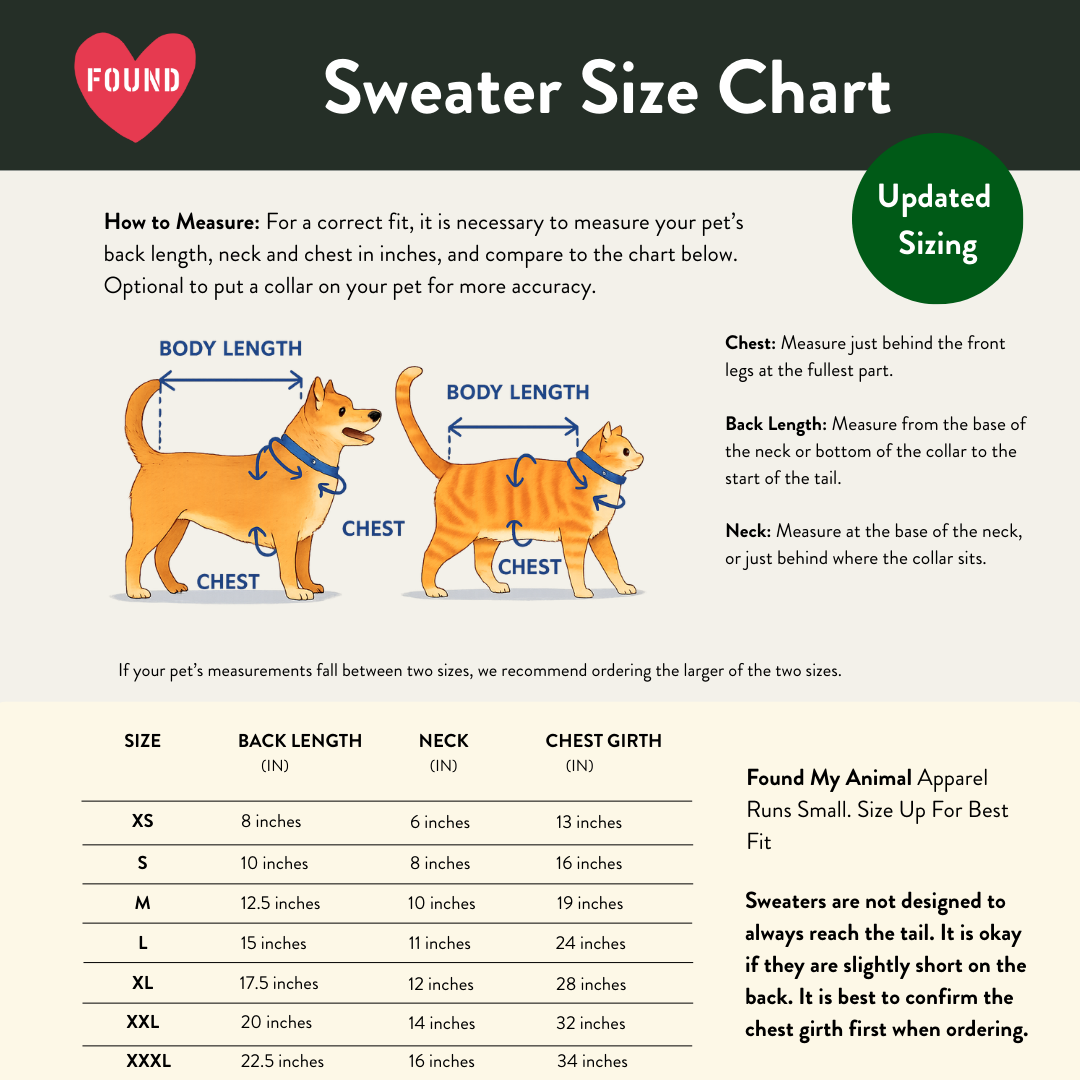 Found My Animal - Found My Animal Tennis Sweater: Large