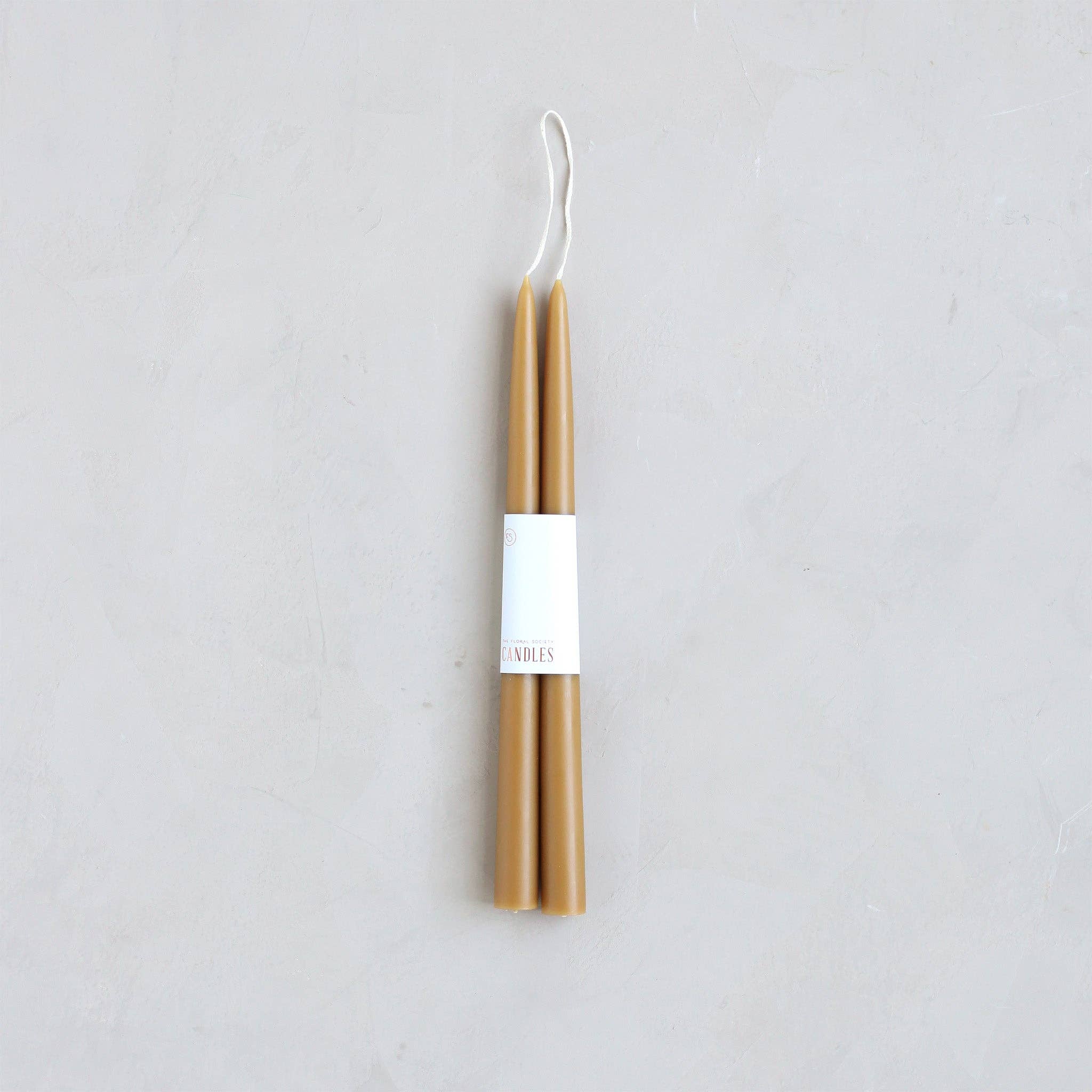 The Floral Society - 12" Original Dipped Taper Candles: Heron