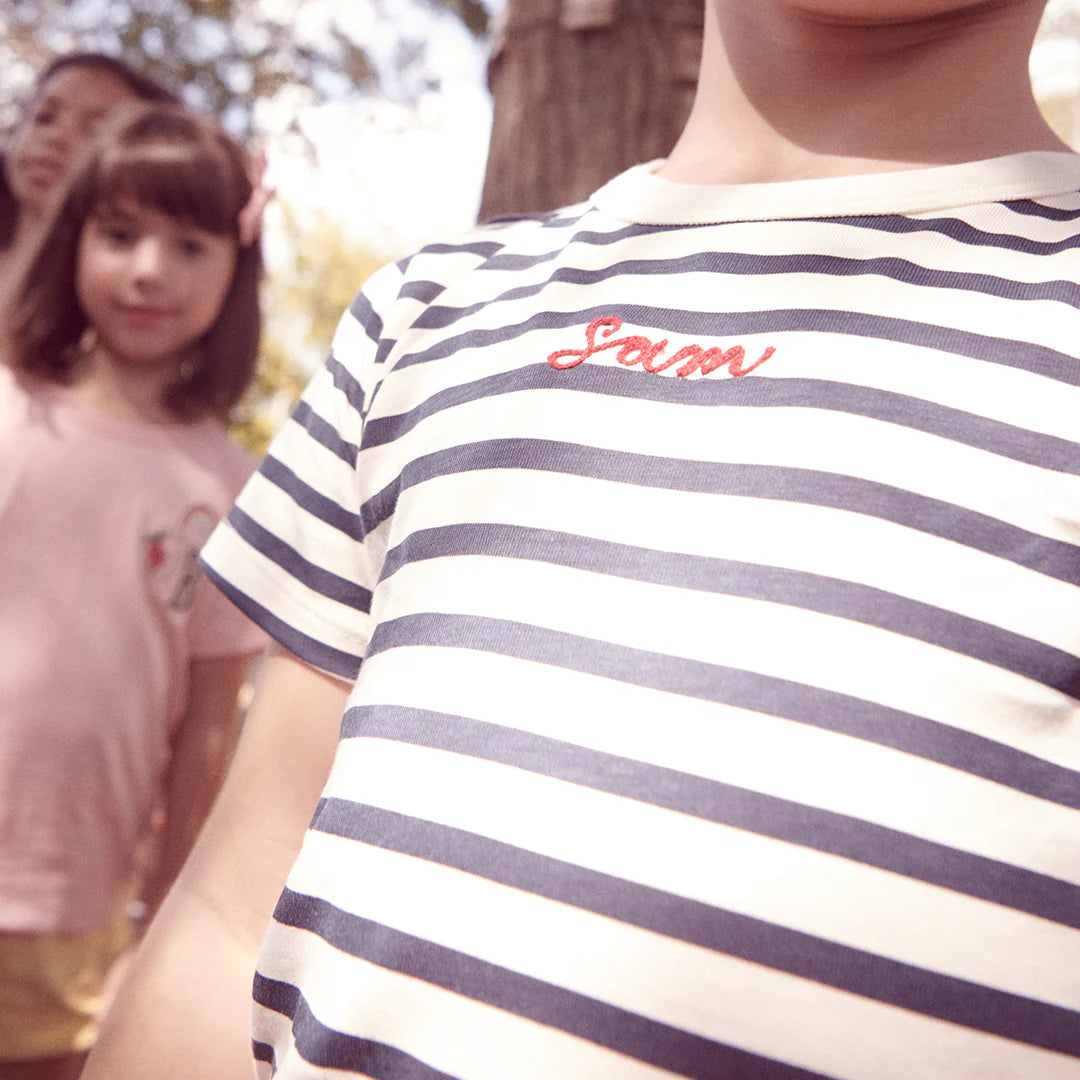 Adventure T-Shirt - Navy Stripe