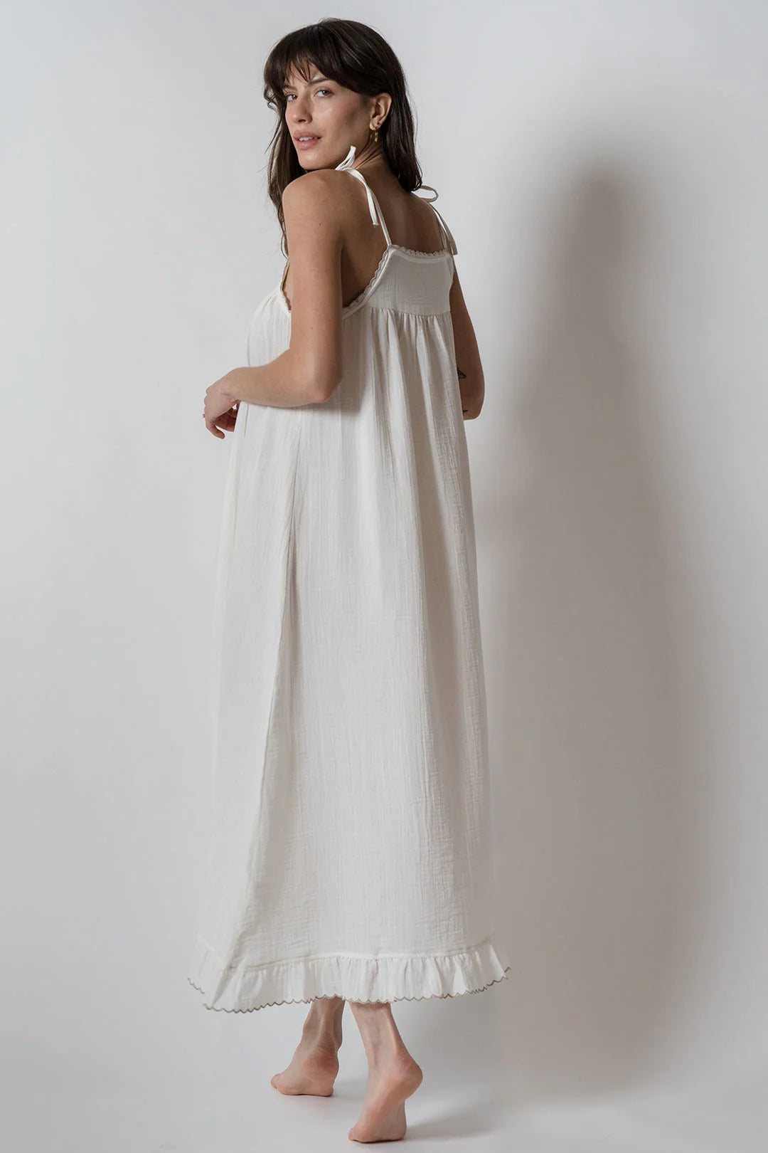 Alaia Slip Dress - White