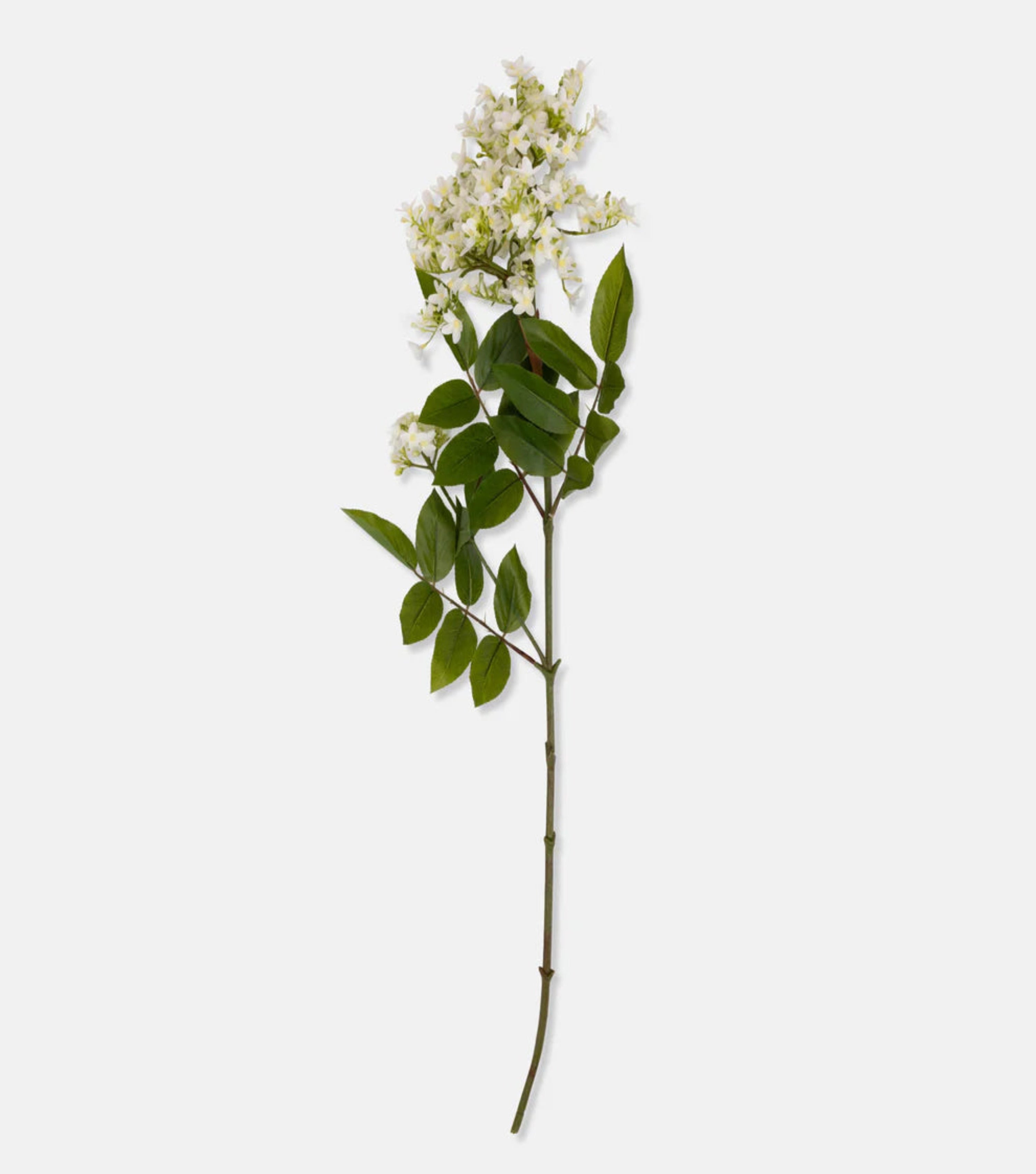 Artificial Lilac Stem - White