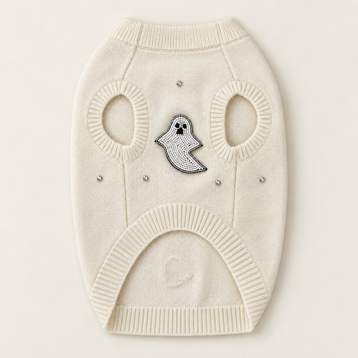 Bead Icon Ghost Sweater